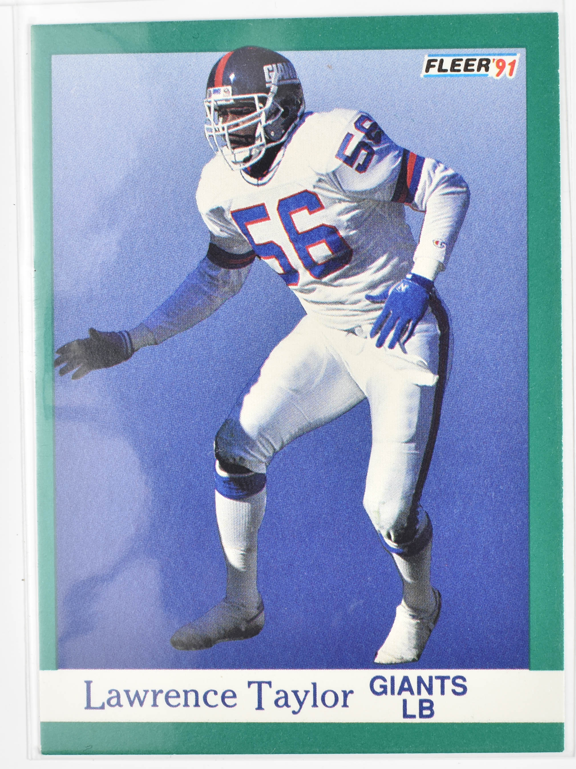 Lawrence Taylor 319 Fleer 1991 New York Giants