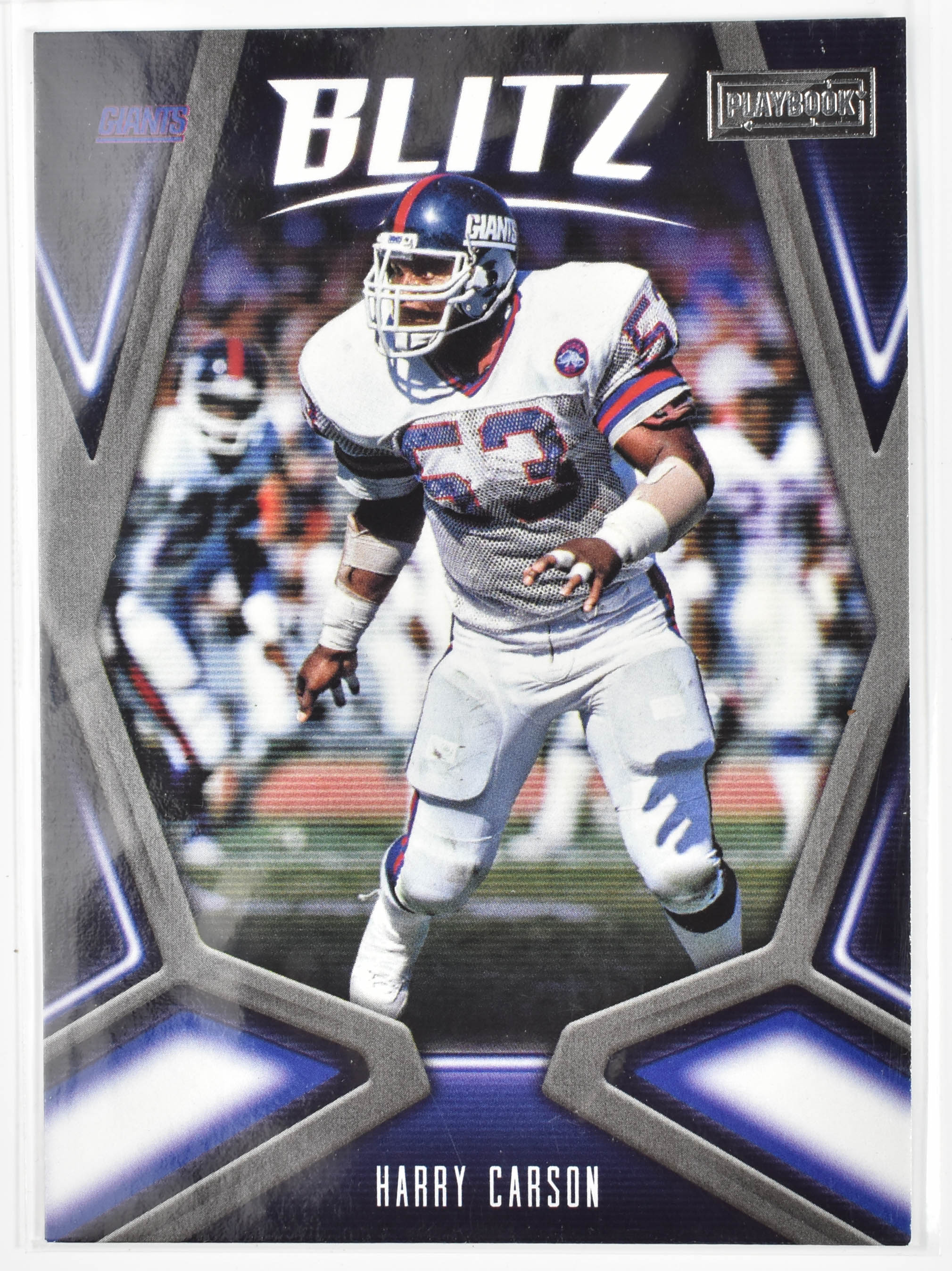 Harry Carson 7 Playbook Blitz 2019 Panini Giants