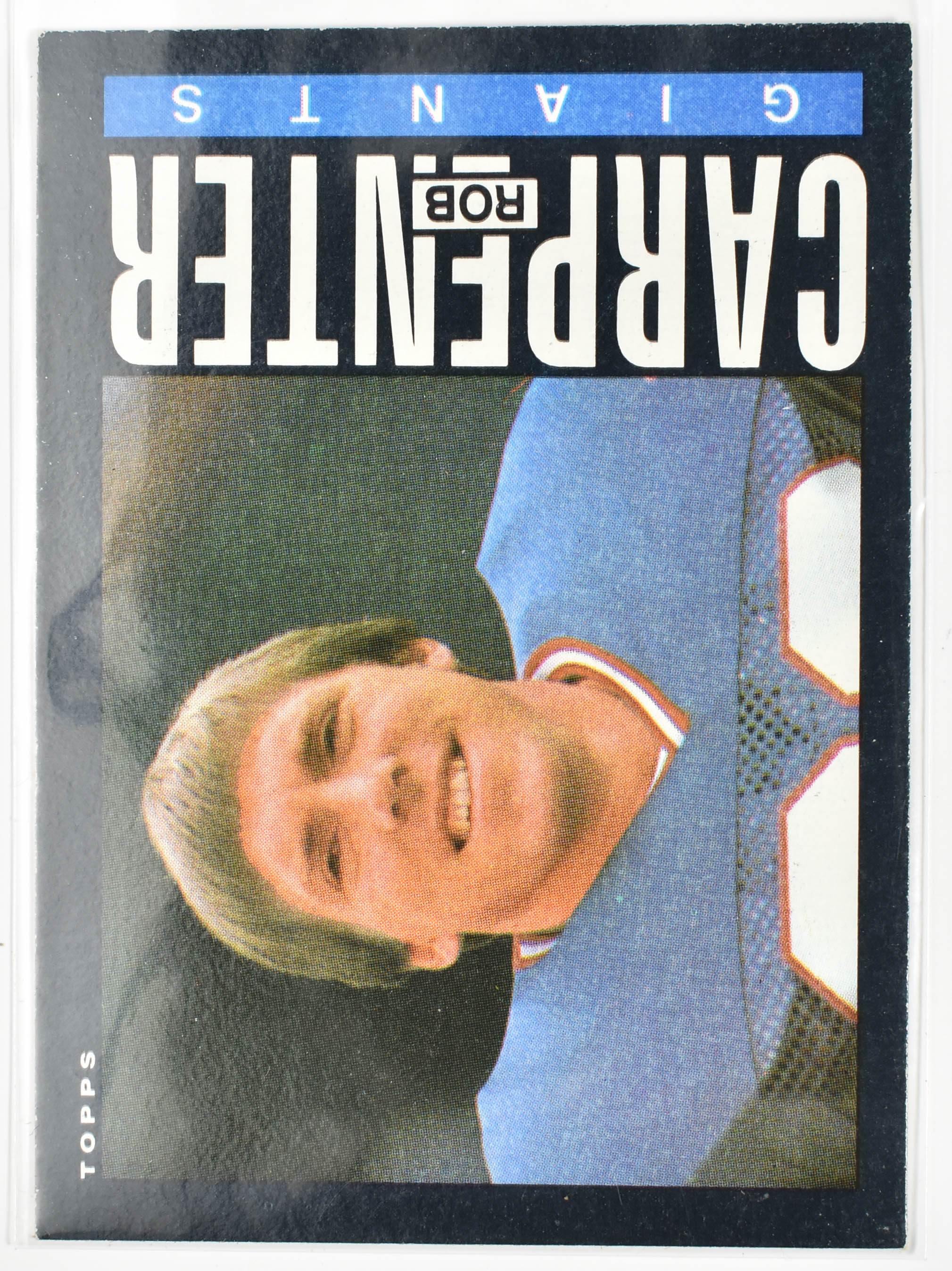 Rob Carpenter 113 Topps 1985 New York Giants