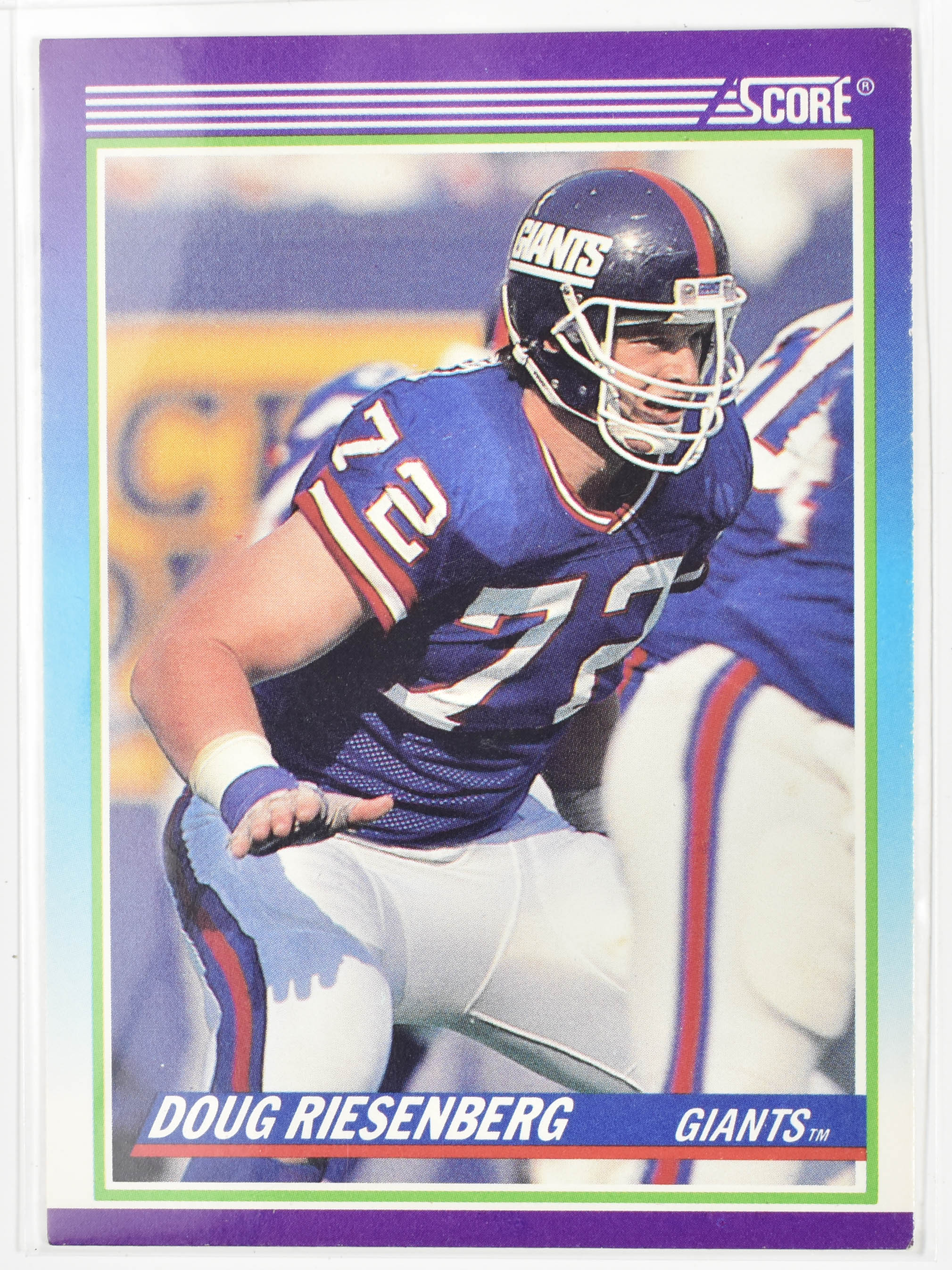 Doug Riesenberg 542 Score 1990 New York Giants