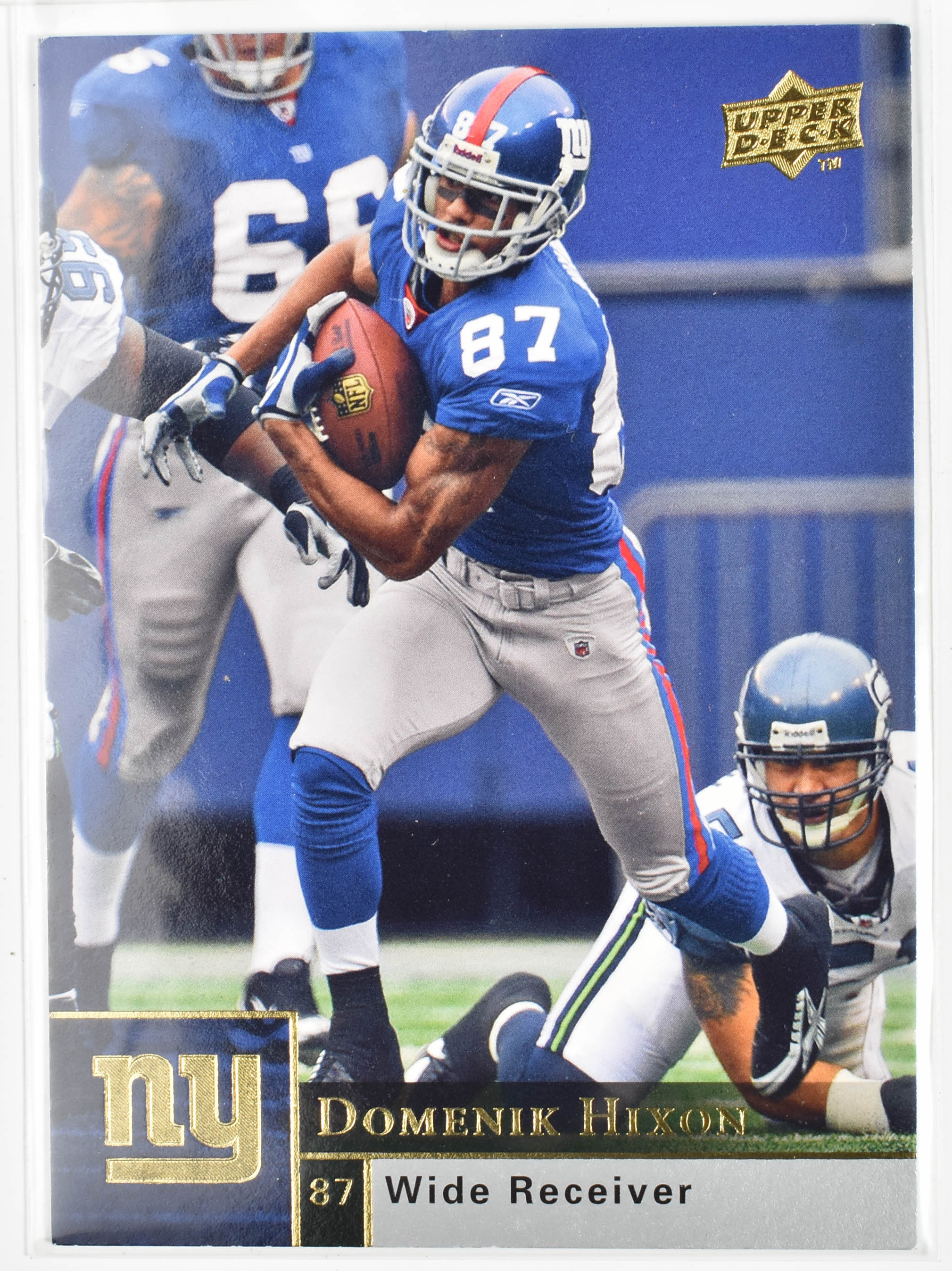 Domenik Hixon 129 Upper Deck 2009 3T4BN New York Giants