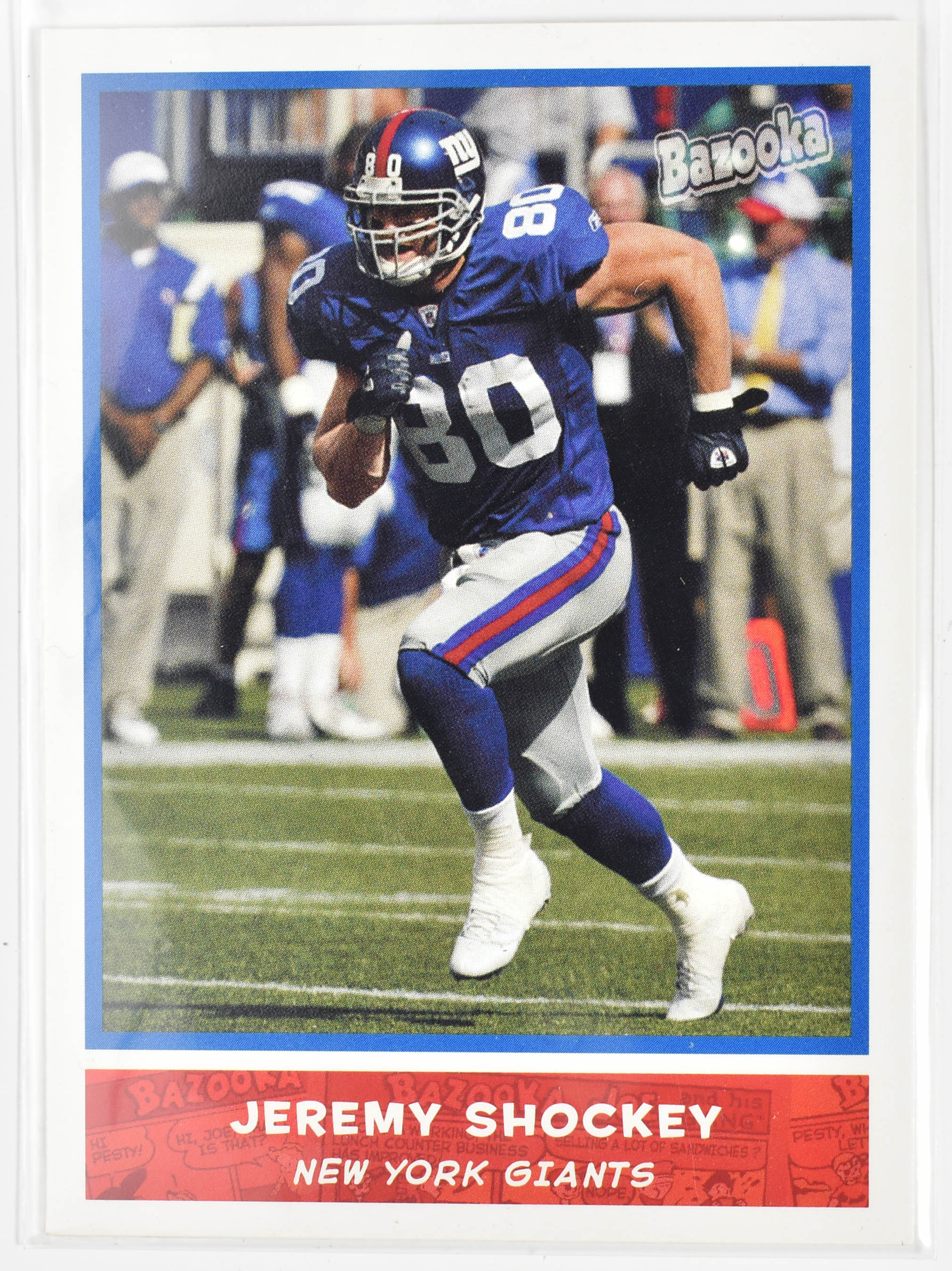 Jeremy Shockey 142 Bazooka Topps 2004 New York Giants