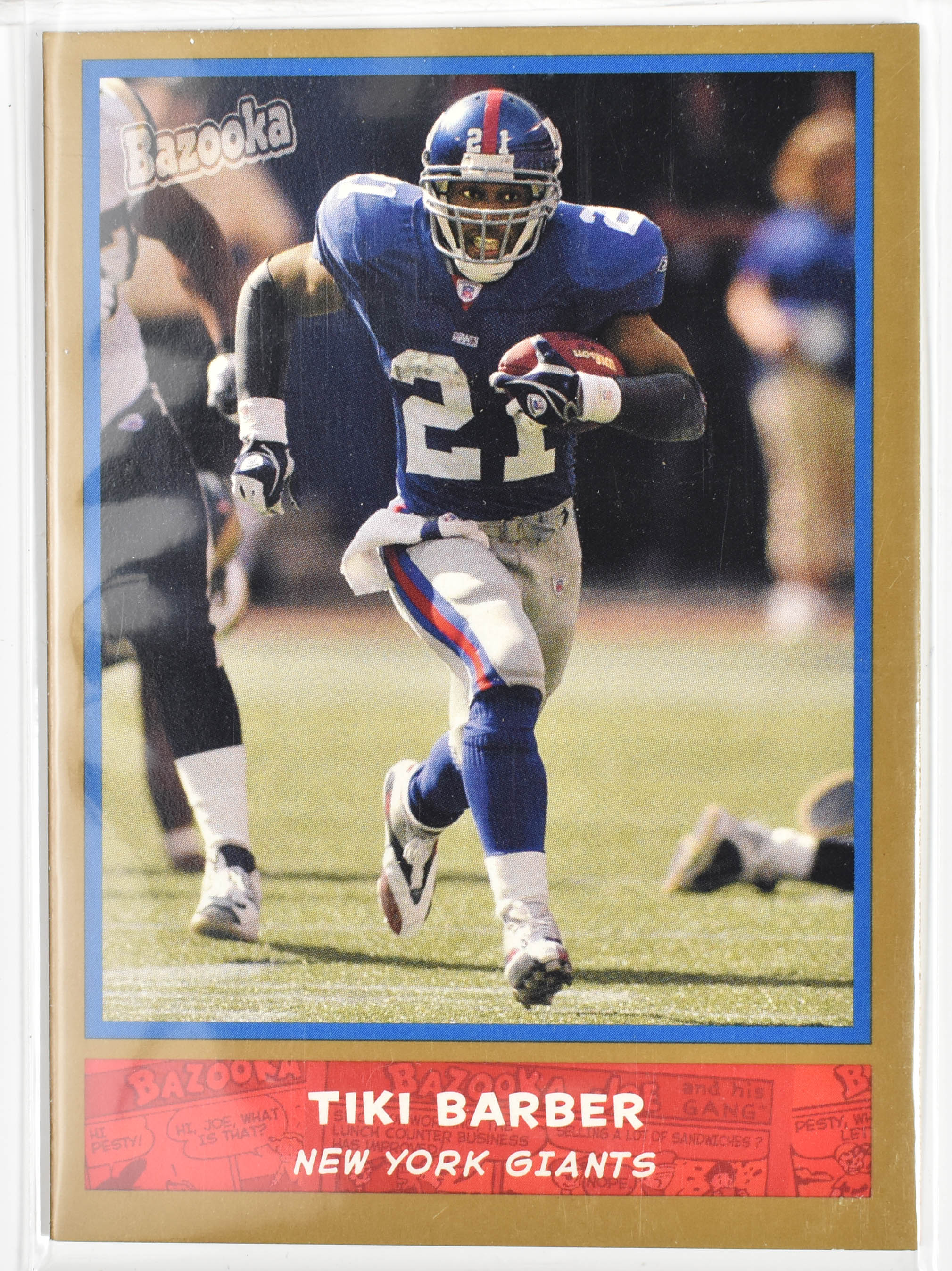 Tiki Barber 158 Bazooka 2004 Topps New York Giants