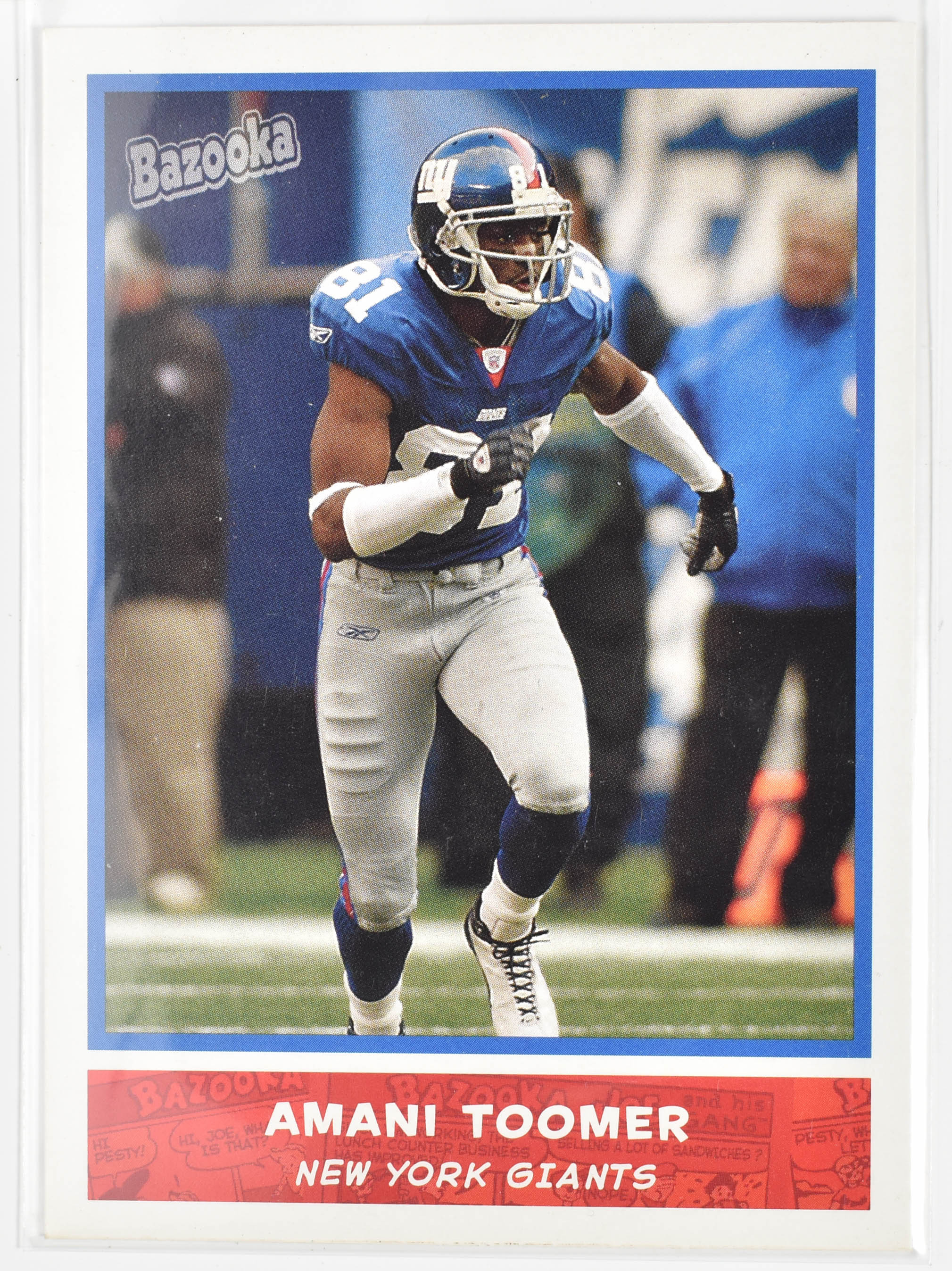 Amani Toomer 67 Bazooka Topps 2004 New York Giants