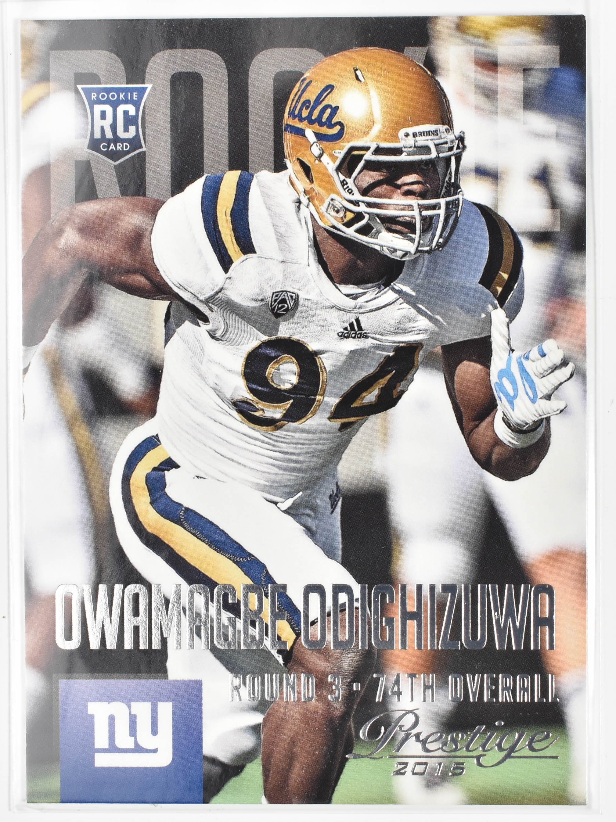 Owamagbe Odighizuwa 274 Rookie Prestige 2015 Panini New York Giants