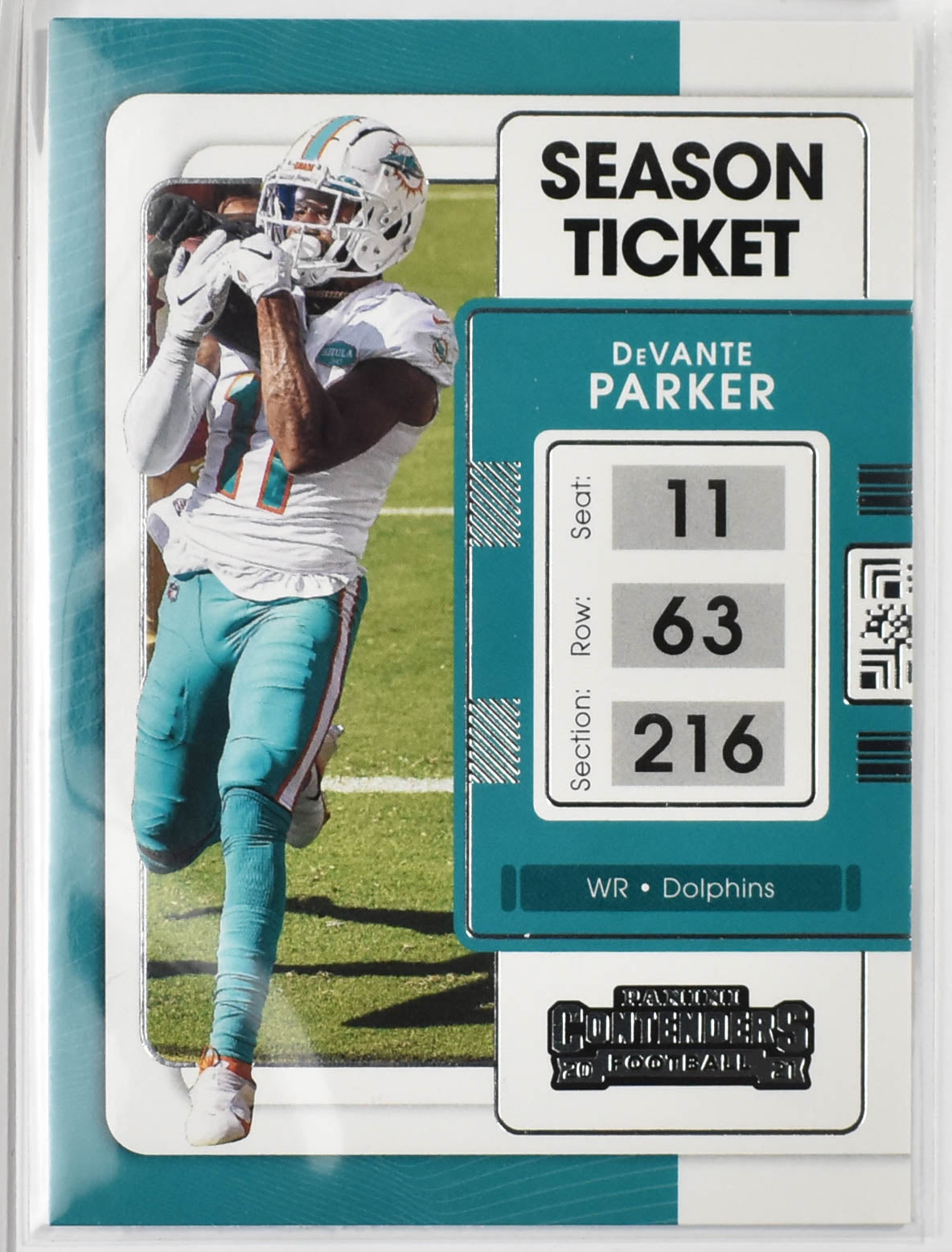 DeVante Parker 61 2021 Panini Contenders Football