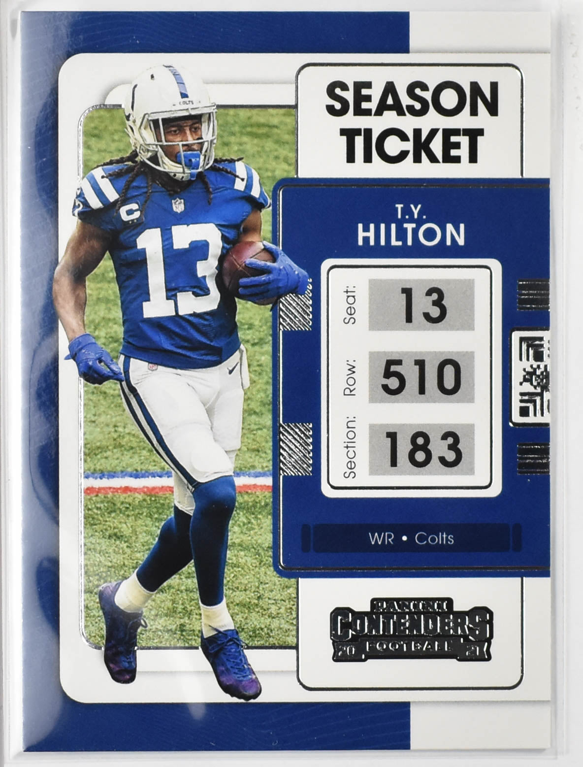 Ty Hilton 42 2021 Panini Contenders Football
