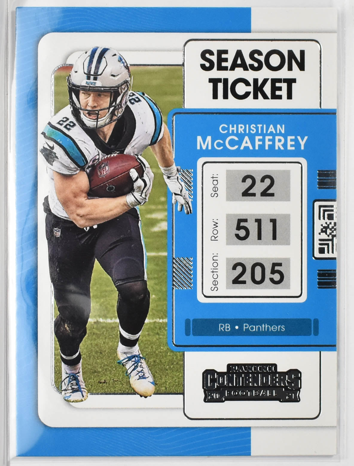 Christian McCaffrey 15 2021 Panini Contenders Football
