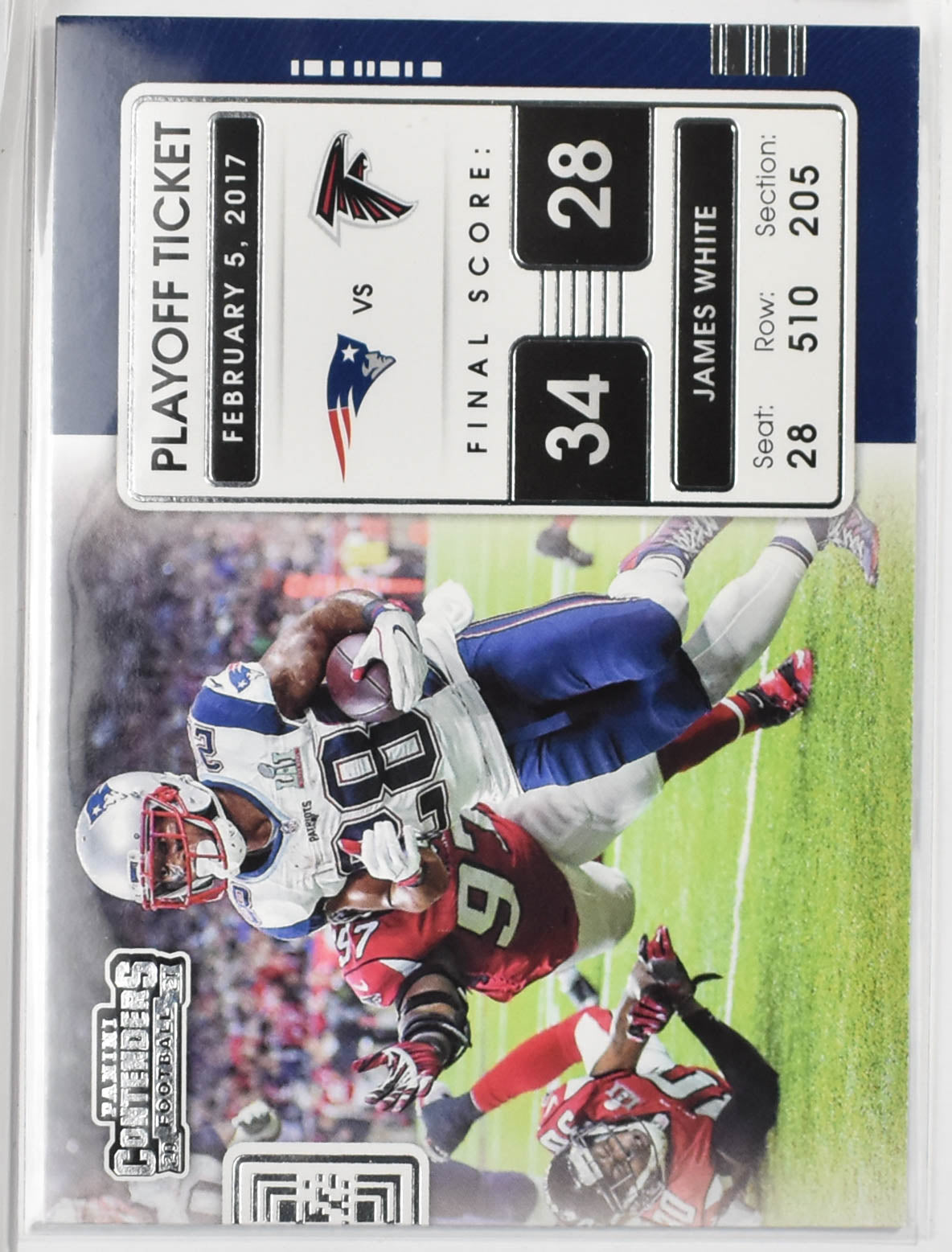 James White PLT-JWH 2021 Panini Contenders Football