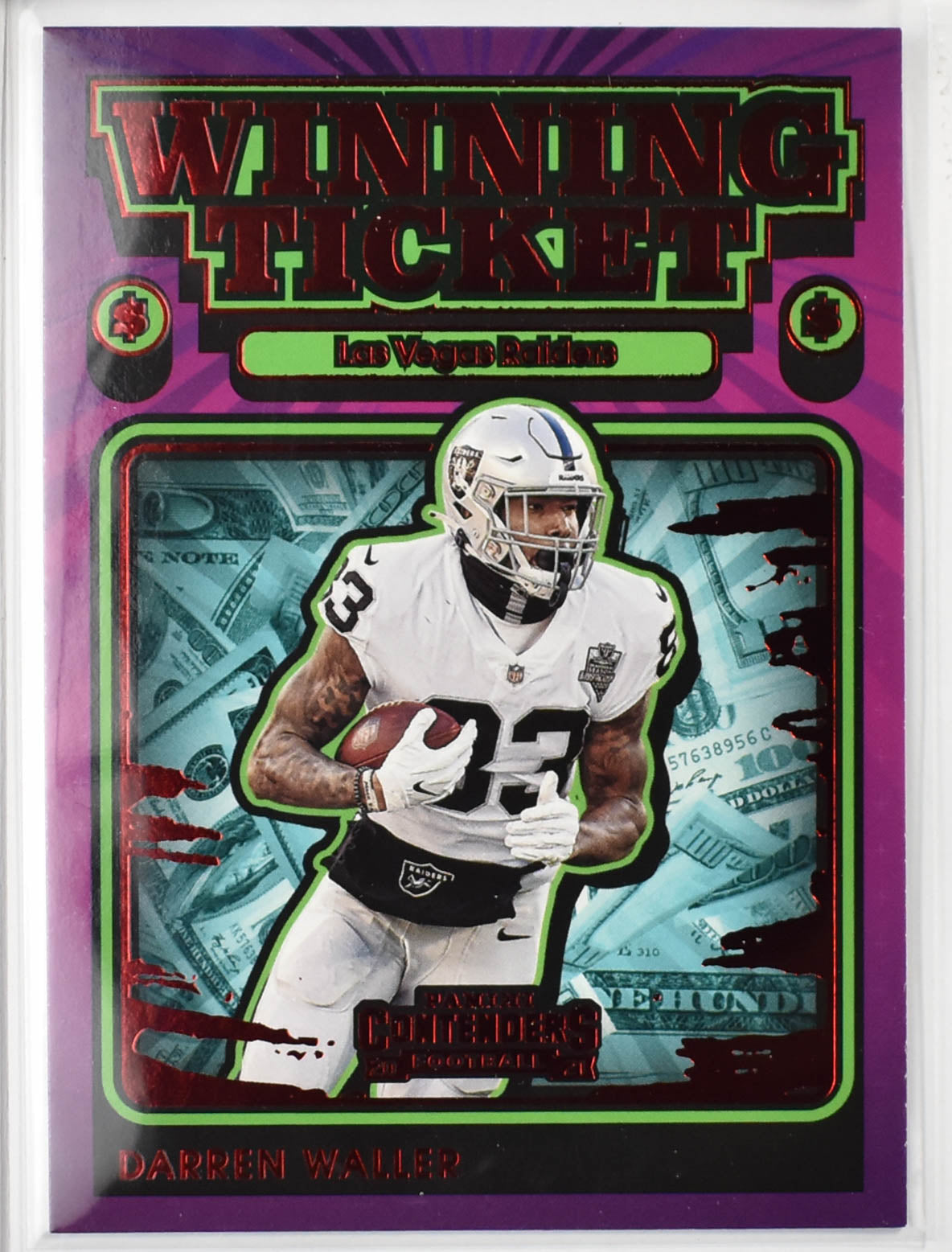Darren Waller WT-DWA 2021 Panini Contenders Football