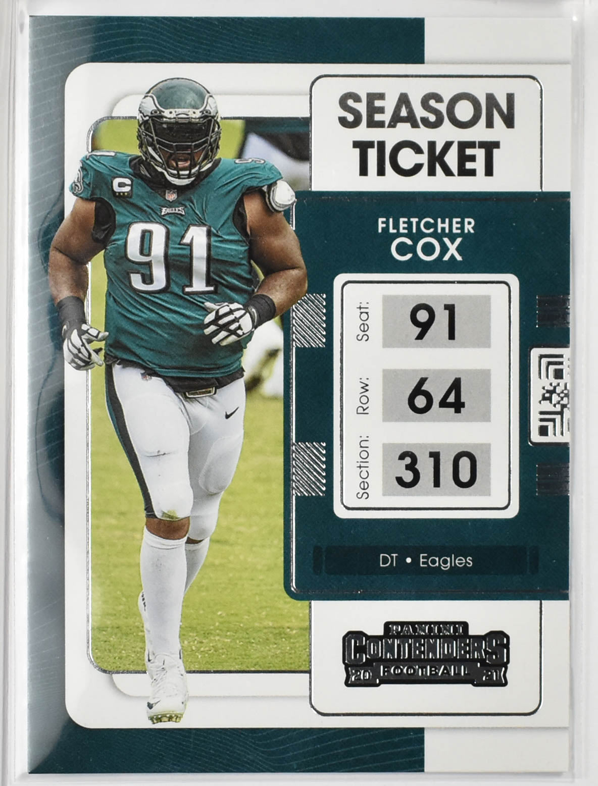 Fletcher Cox 81 2021 Panini Contenders Football