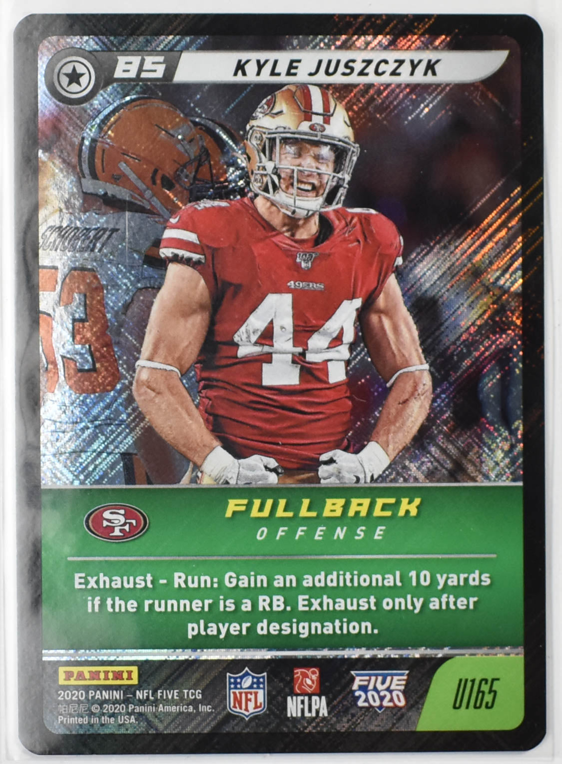 Kyle Juszcyk 85 U165 Panini 2020 NFL FIVE TCG