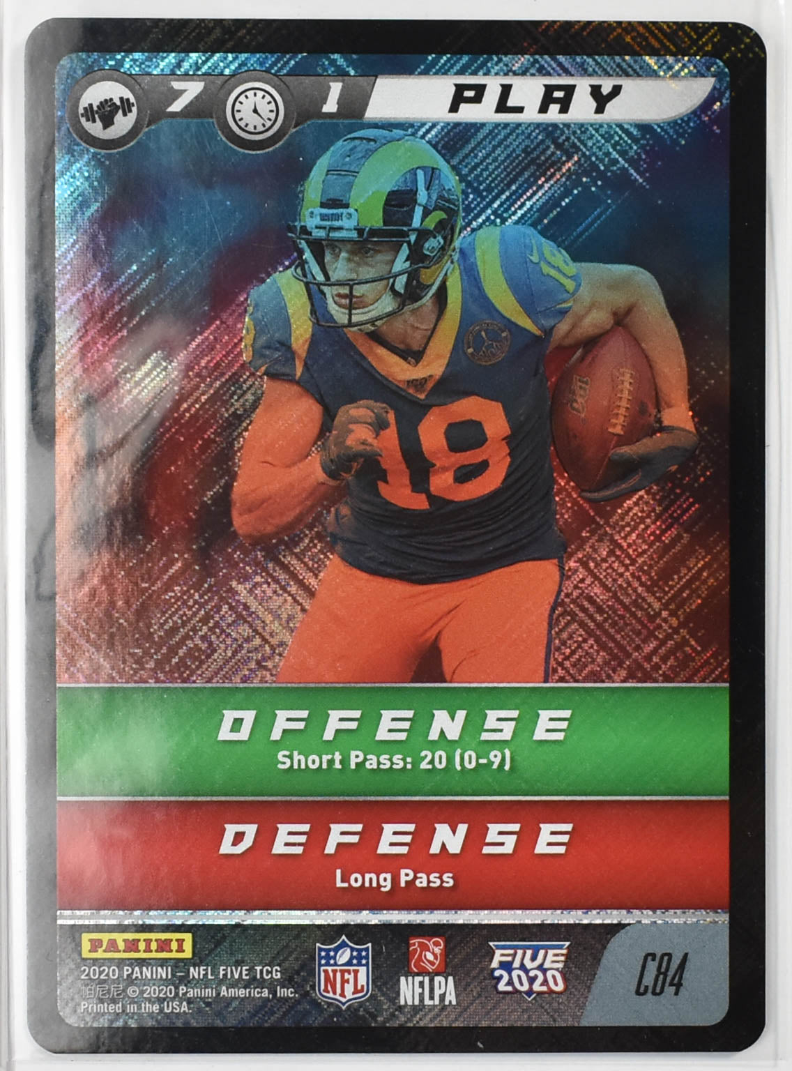 C84 Play Halo Panini 2020 NFL FIVE TCG Los Angeles Rams