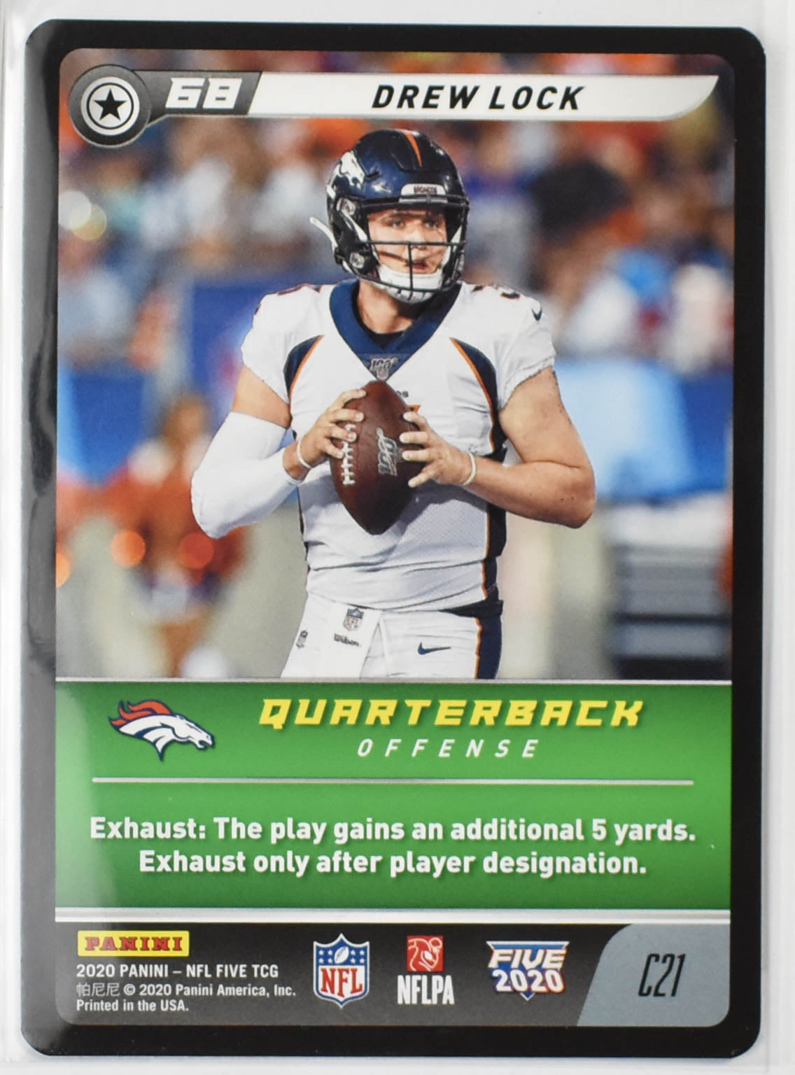 Drew Lock C21 Panini 2020 NFL FIVE TCG