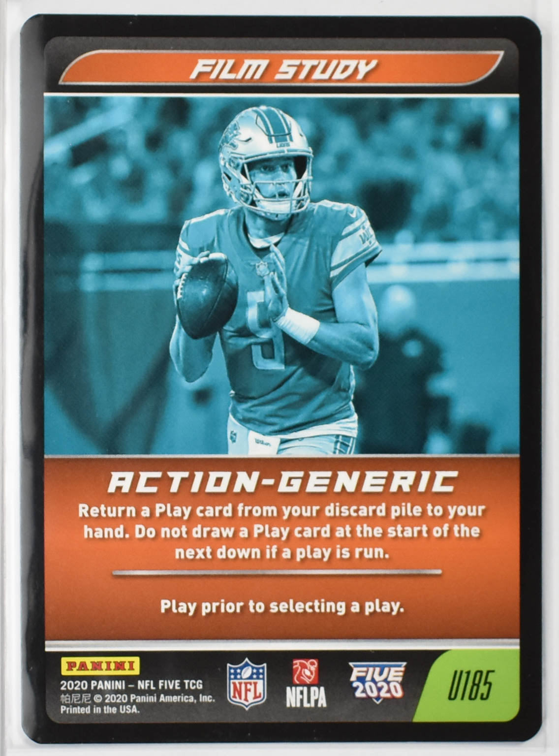 Film Study U185 Panini 2020 NFL FIVE TCG