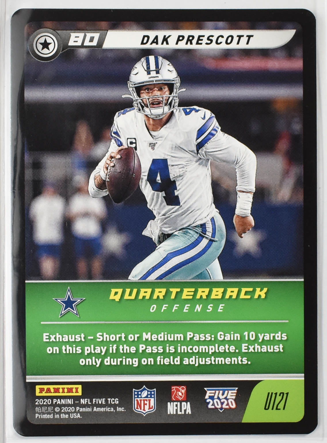 Dak Prescott U121 Panini 2020 NFL FIVE TCG
