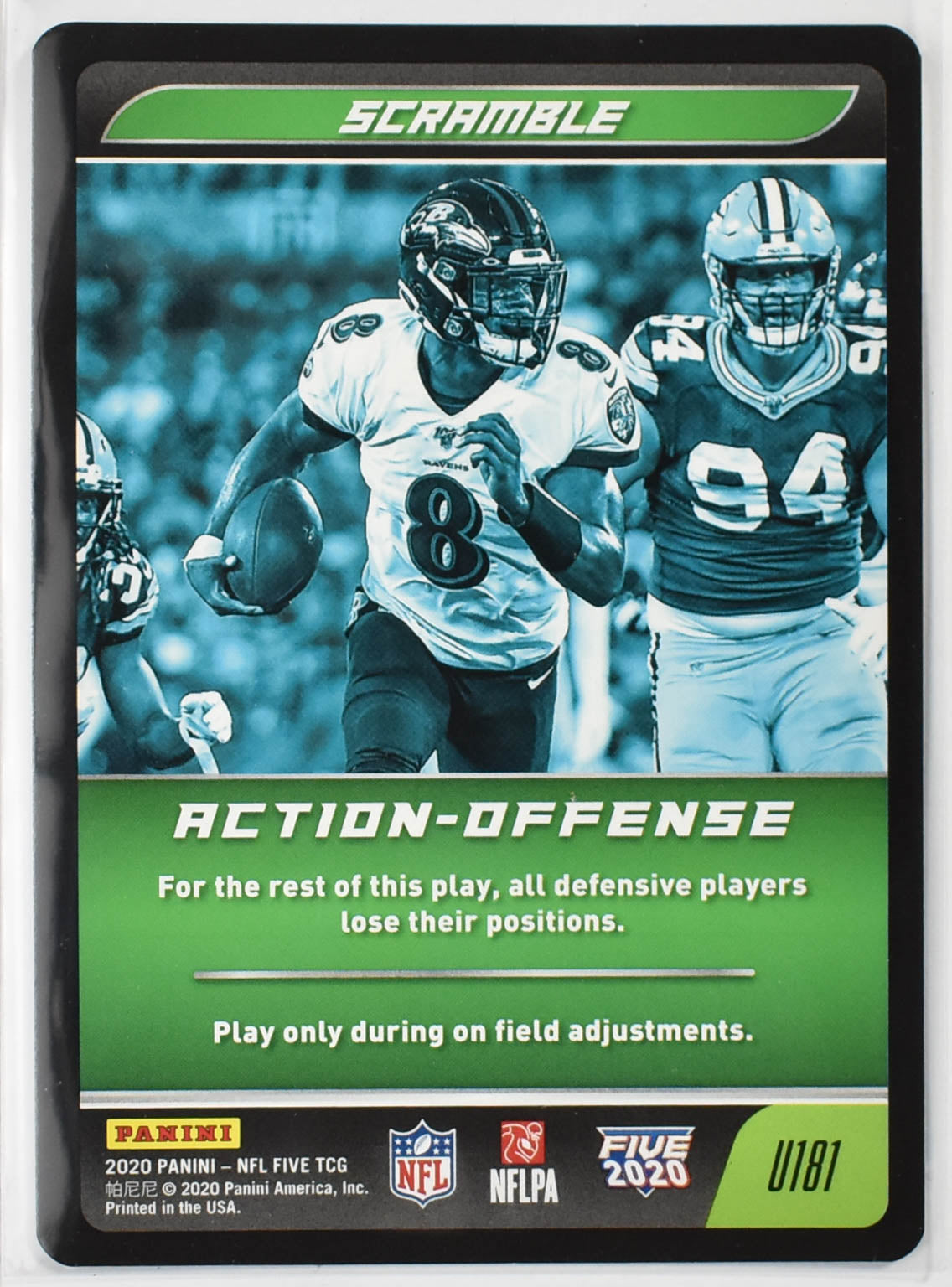 Scramble U181 Panini 2020 NFL FIVE TCG