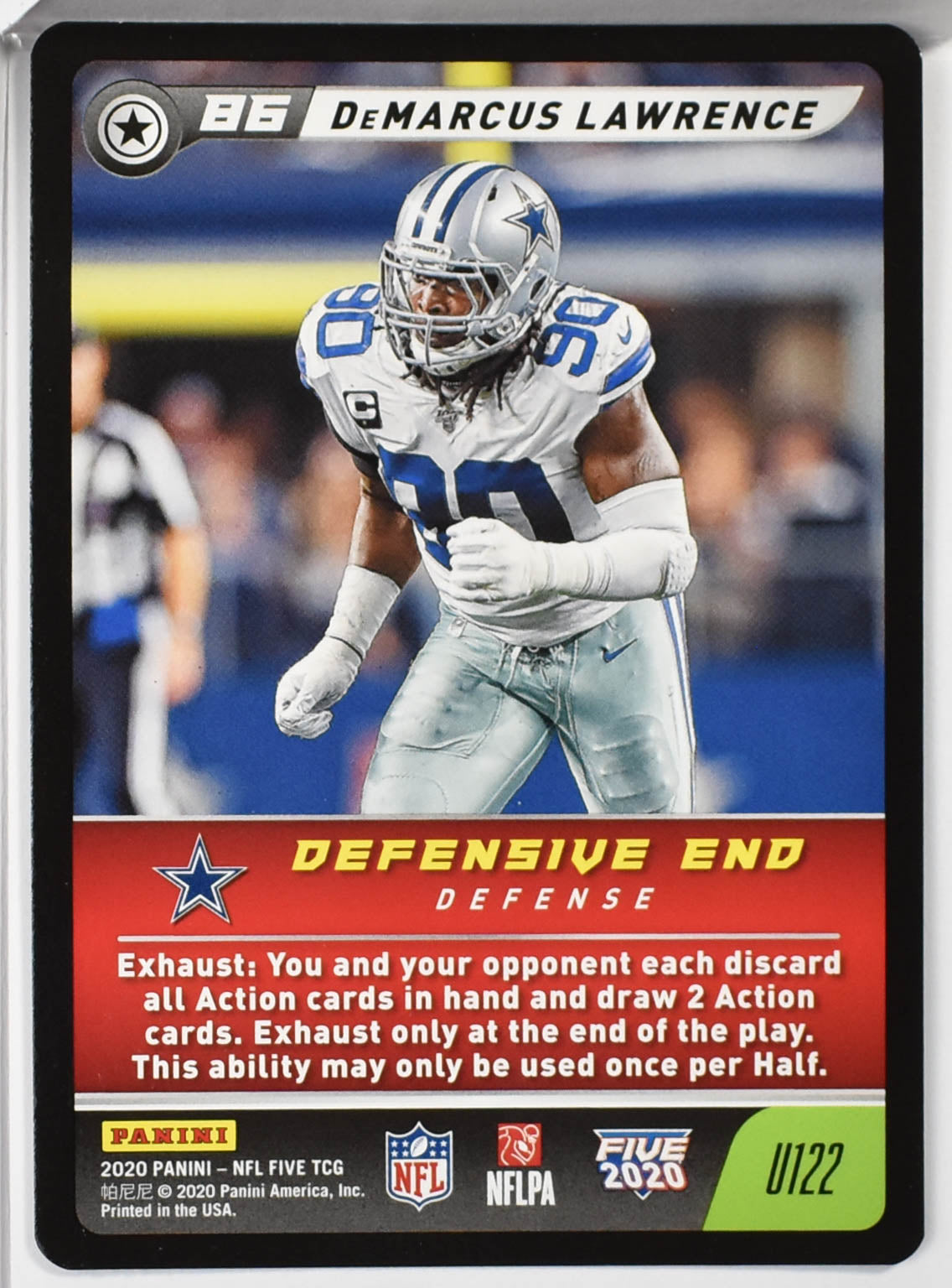 Demarcus Lawrence U122 Panini 2020 NFL FIVE TCG
