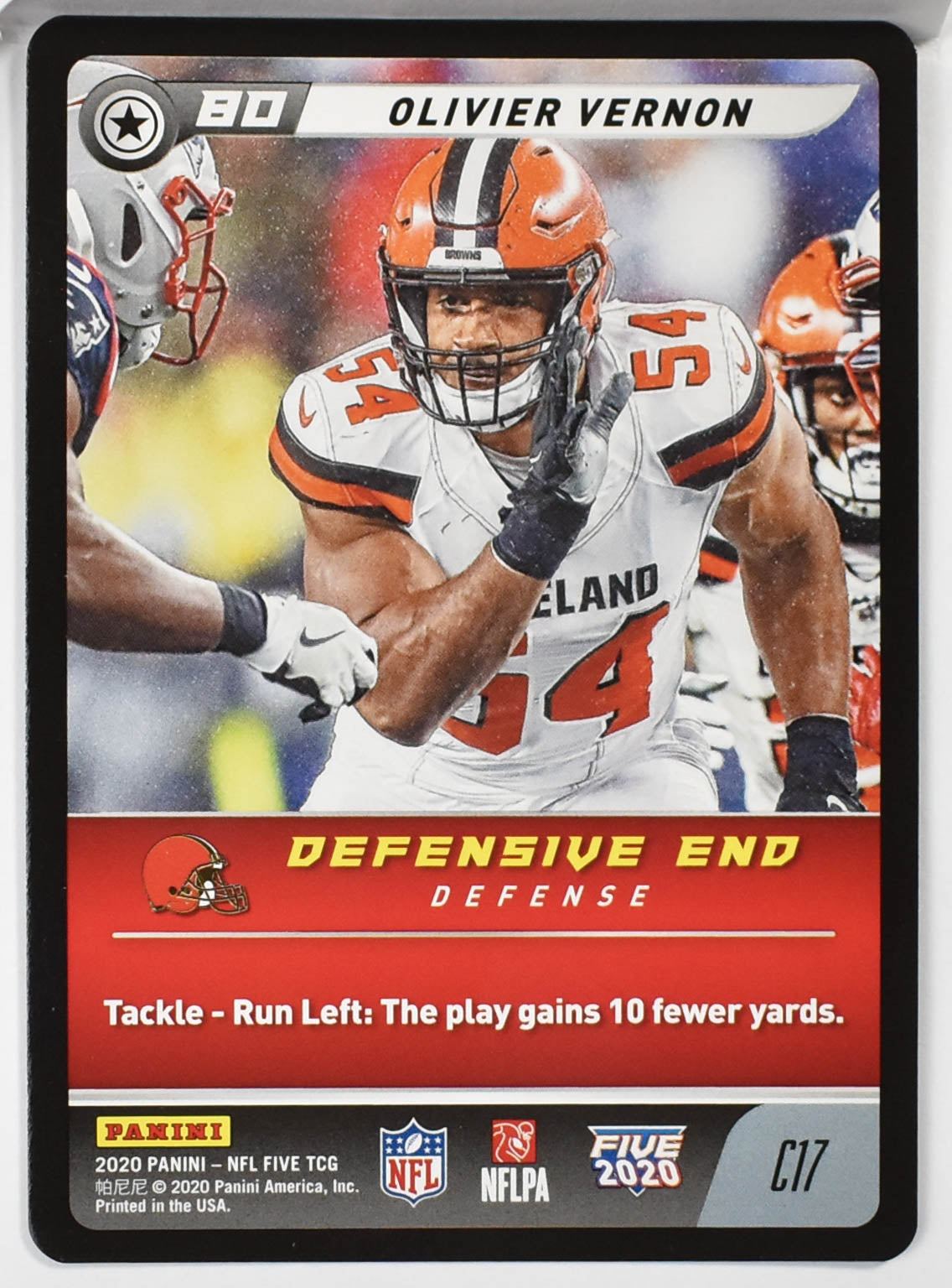 Olivier Vernon C17 Panini 2020 NFL FIVE TCG