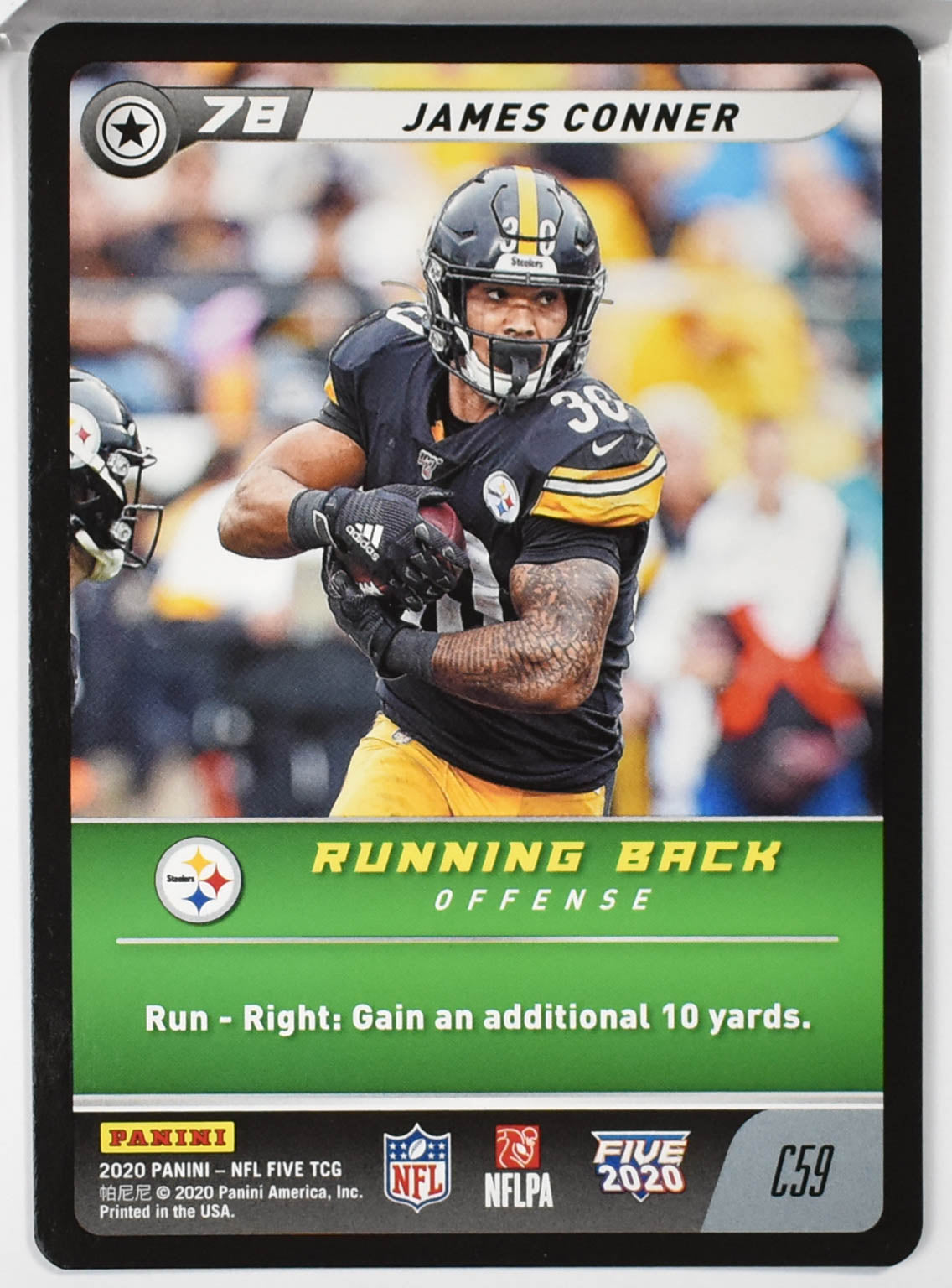 James Conner C59 Panini 2020 NFL FIVE TCG