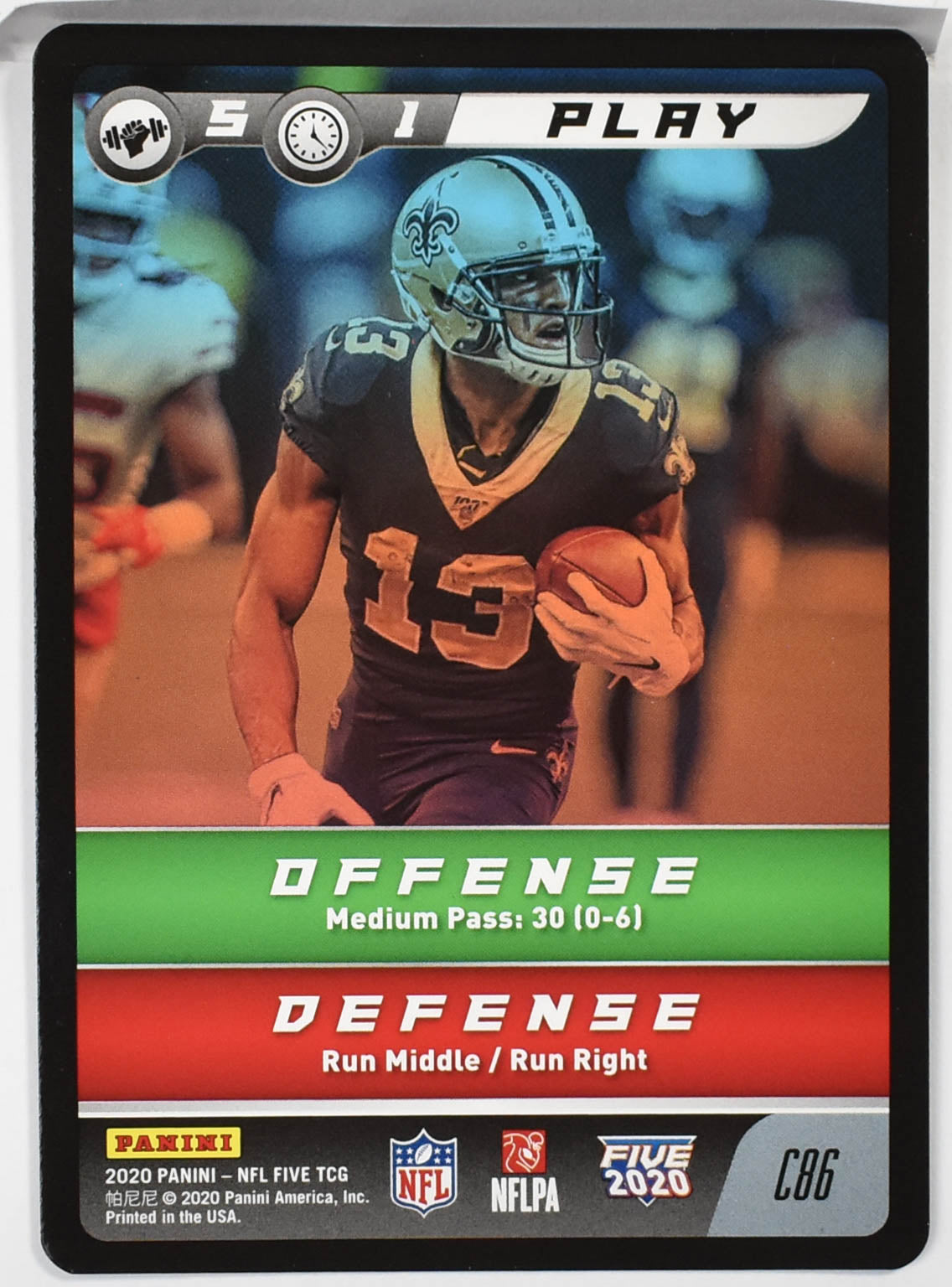 Play C86 Panini 2020 NFL FIVE TCG