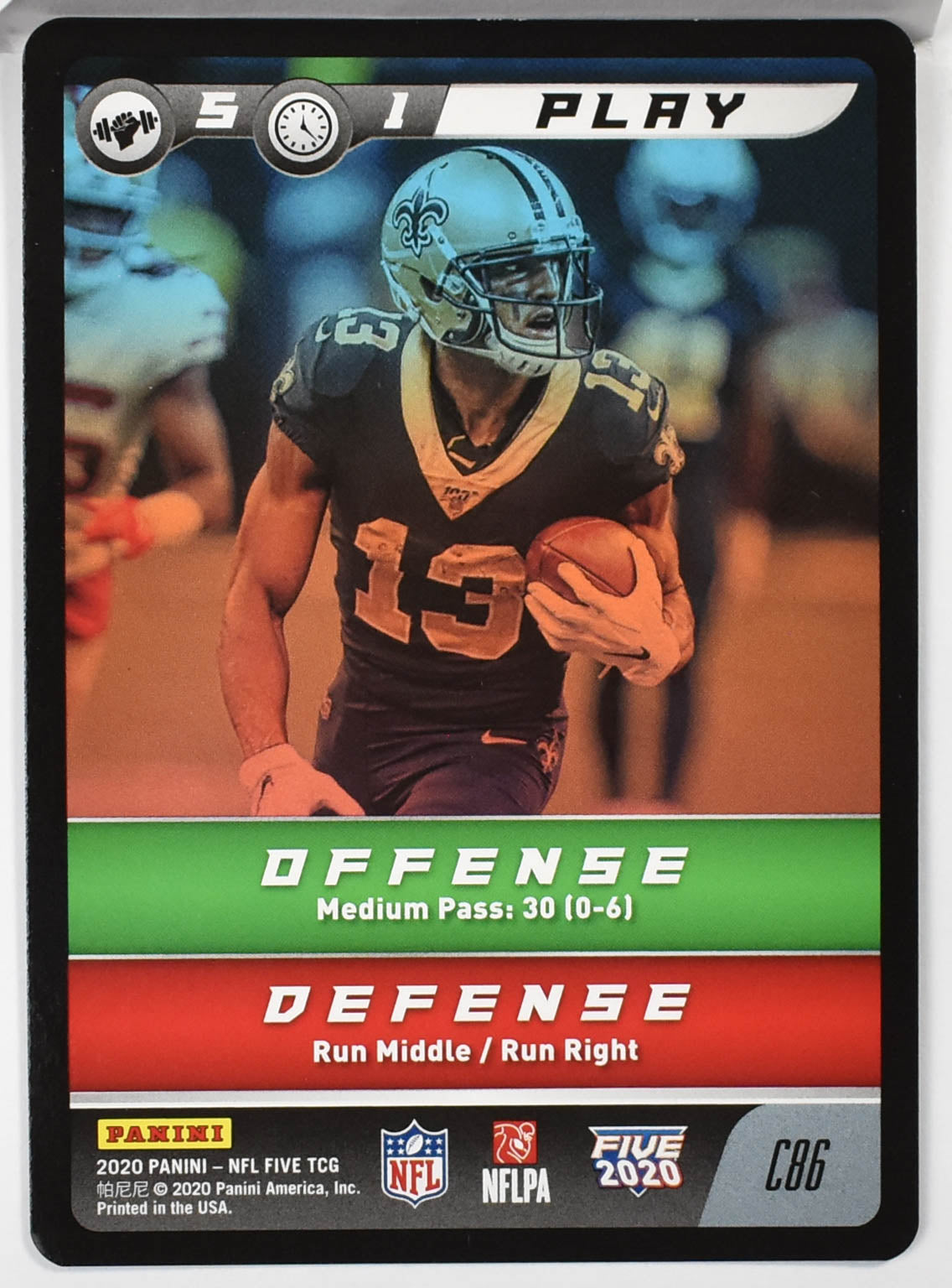 Play C86 Saints Panini NFL FIVE TCG 2020