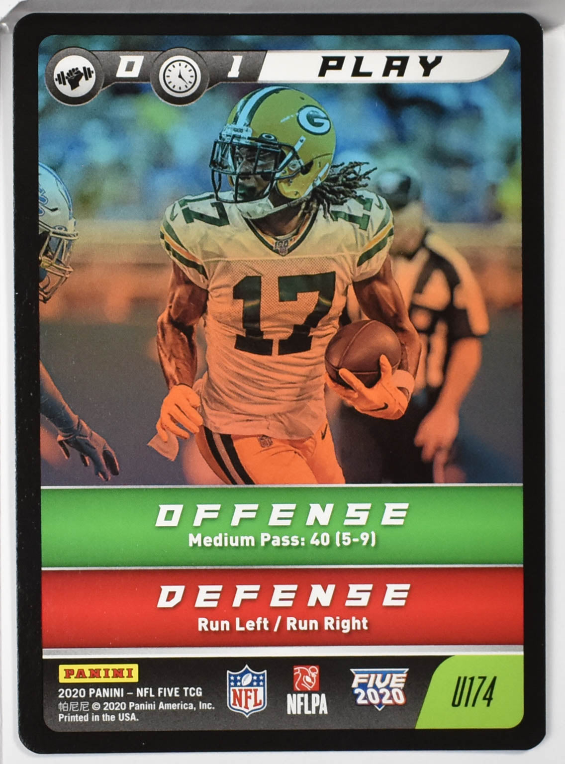 Play U174 Greenbay Panini NFL FIVE TCG 2020