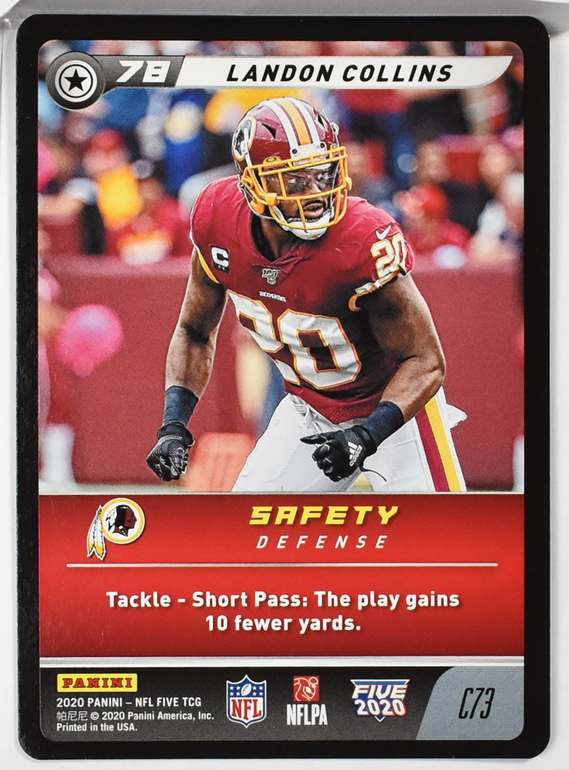 Landon Collins c73 Panini NFL FIVE TCG 2020