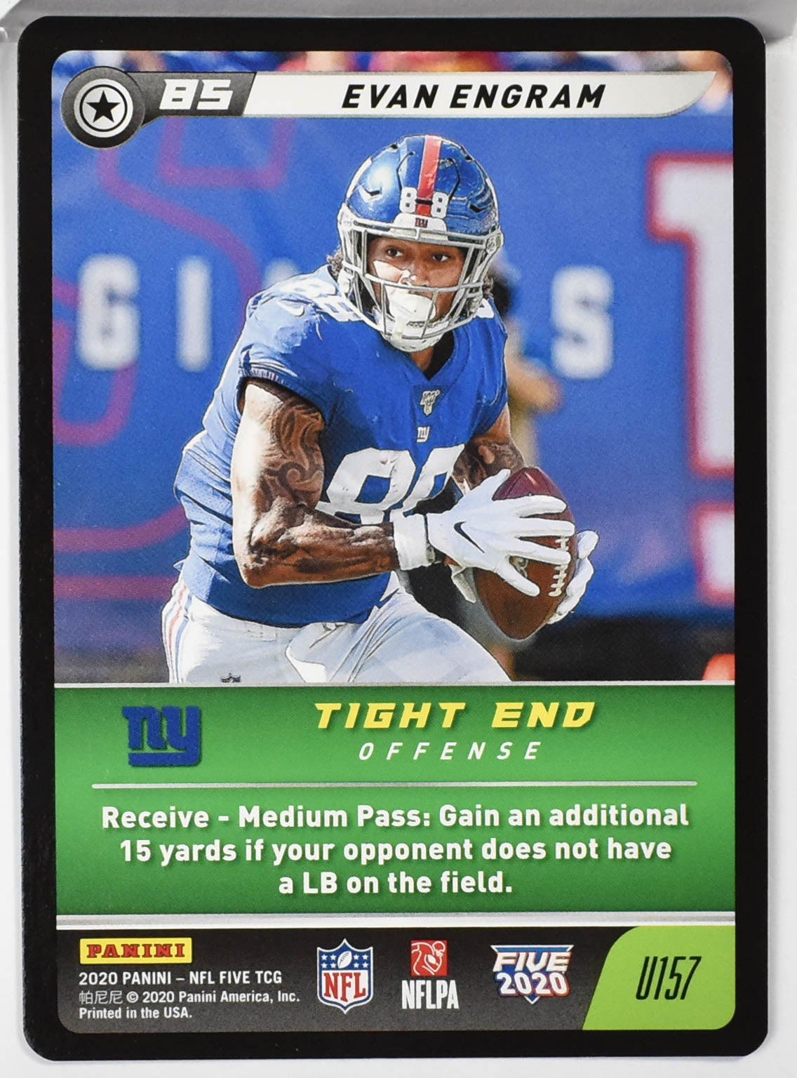 Evan Engram u157 Panini NFL FIVE TCG 2020