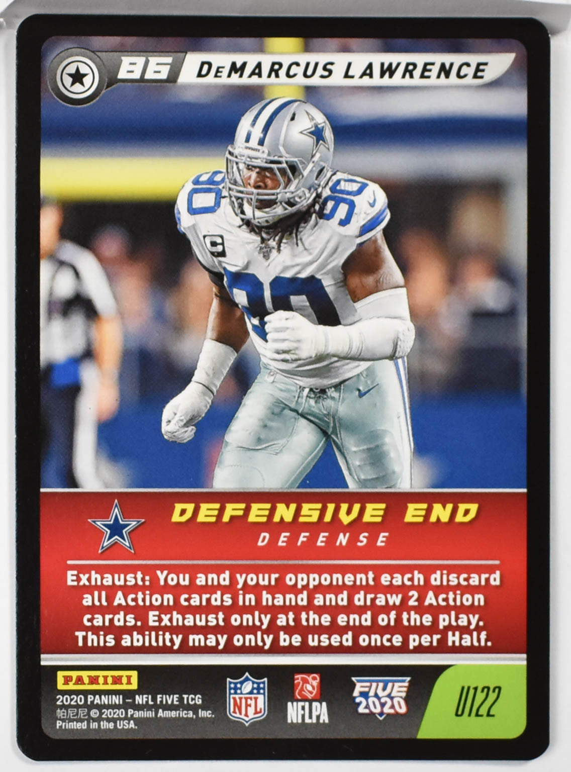 Demarcus Lawrence U122 Panini NFL FIVE TCG 2020