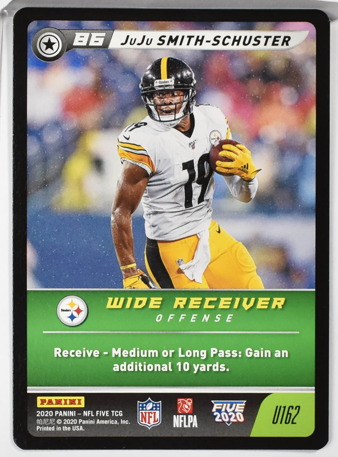 Ju Ju Smith Schuster U162 Panini NFL FIVE TCG 2020