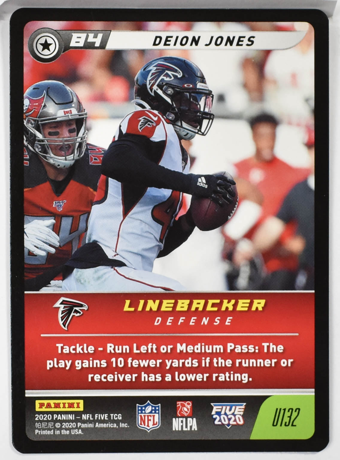 Deion Jones U132 Panini NFL FIVE TCG 2020