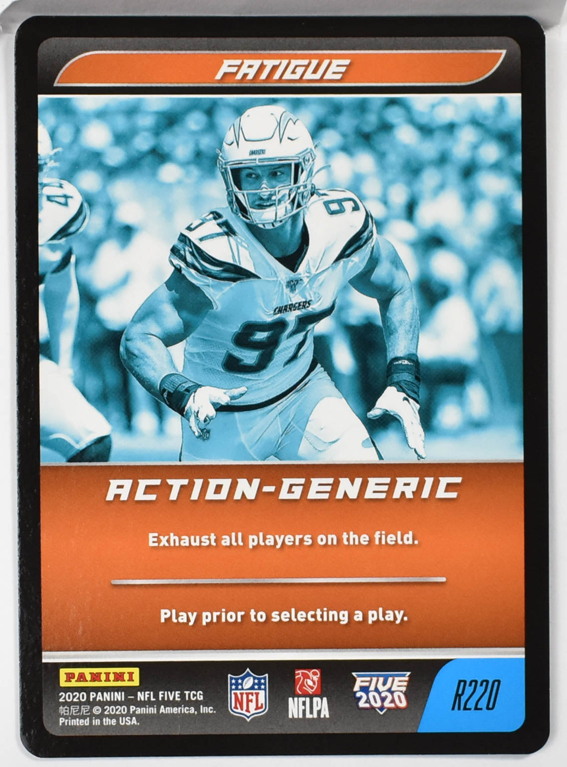 Fatigue Chargers Action Generic R220 Panini NFL FIVE TCG 2020