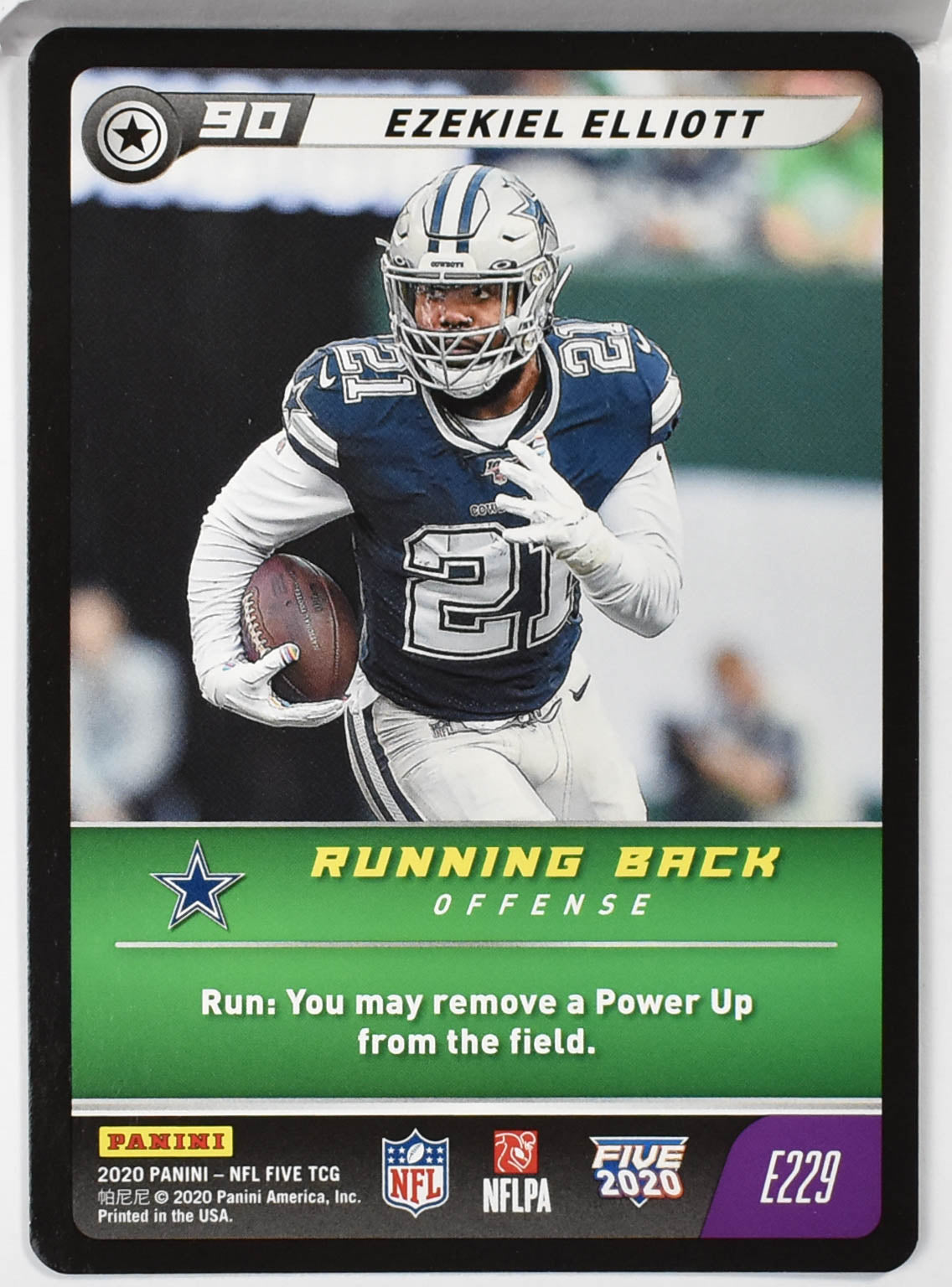 Ezekiel Elliott E229 Panini NFL FIVE TCG 2020