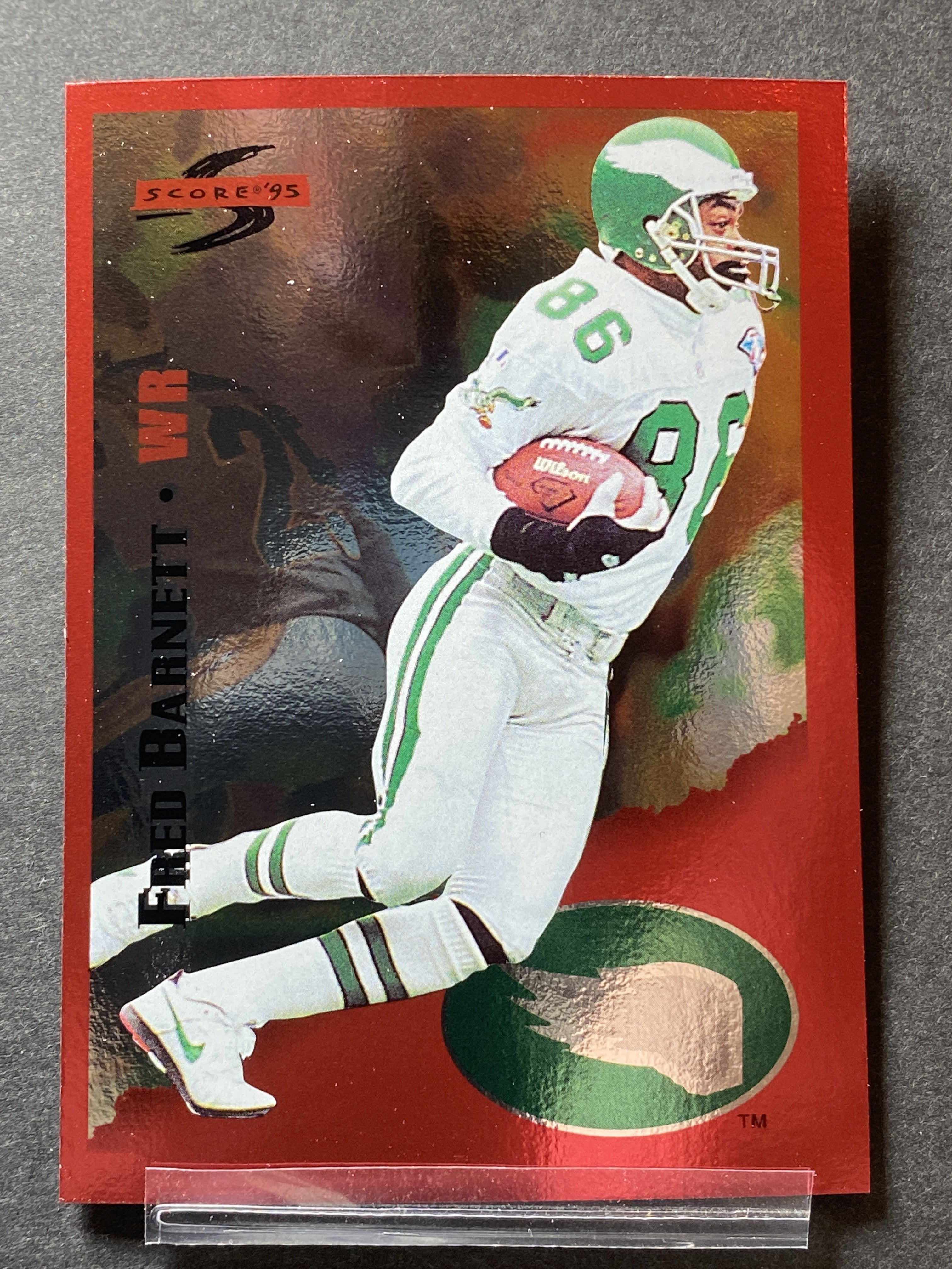 Fred Barnett 138 Score 1995 Football Card Philadelphia Eagles