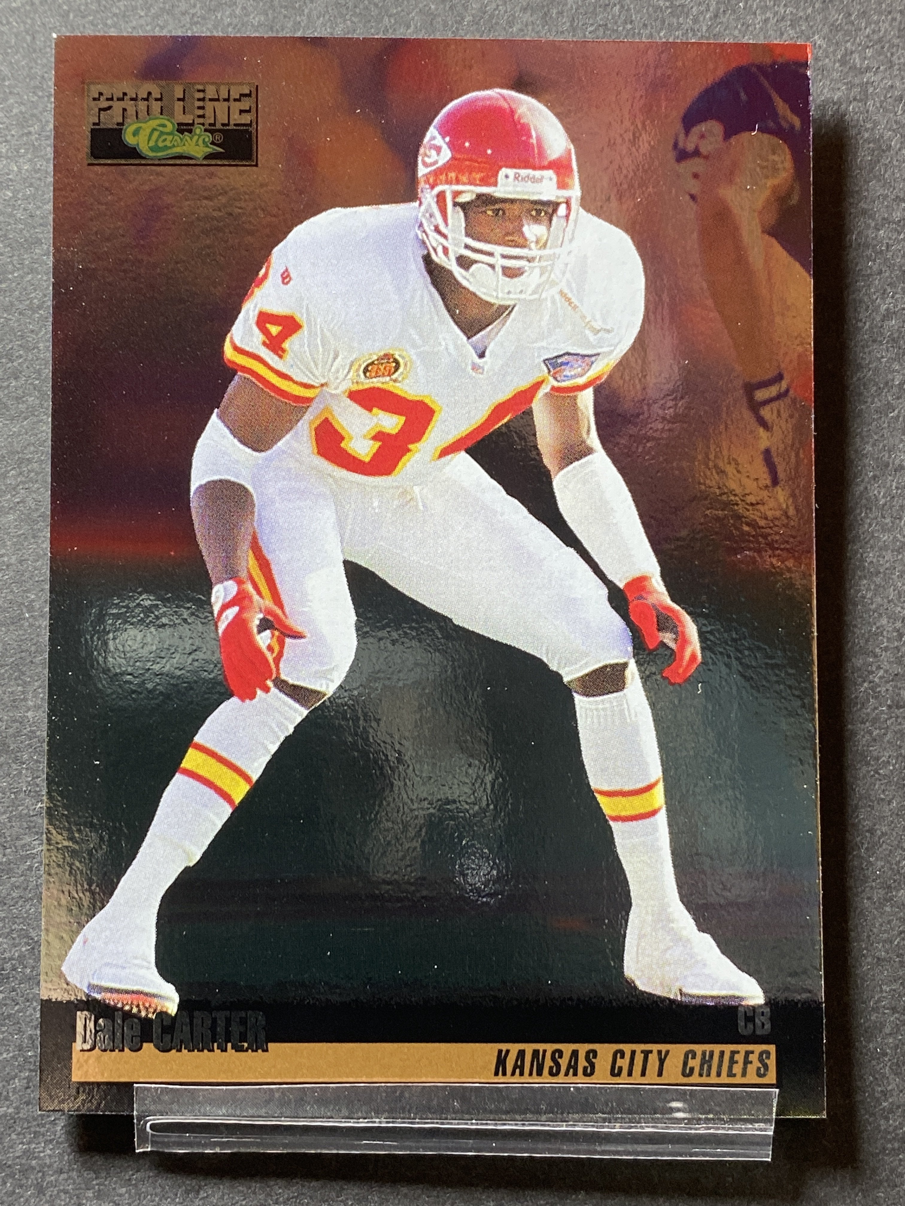 Dale Carter 256 Pro Line Classic 1995 Football Card Kansas City Chiefs