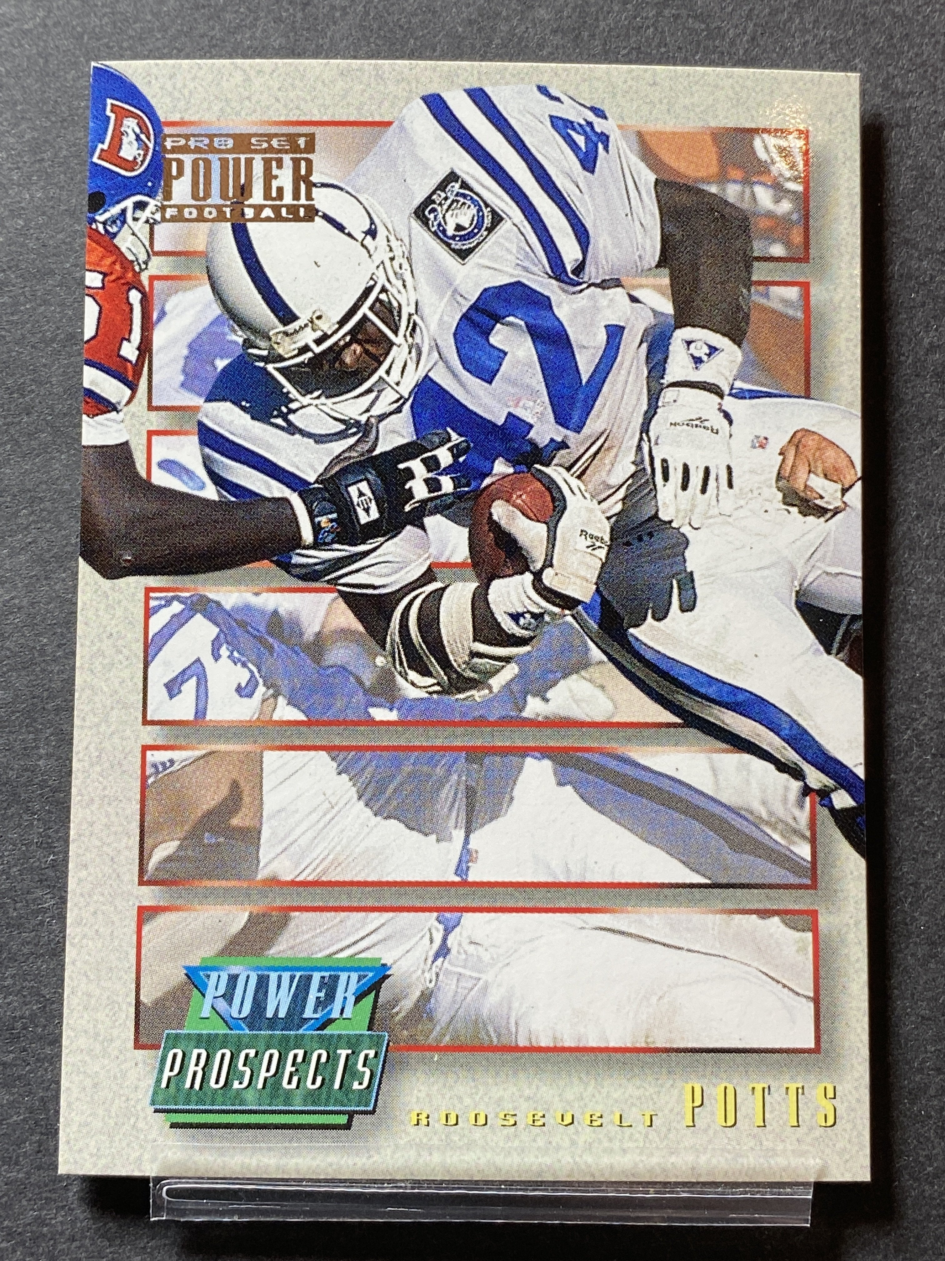 Roosevelt Potts 1993 Pro Set Football Card Indianapolis Colts