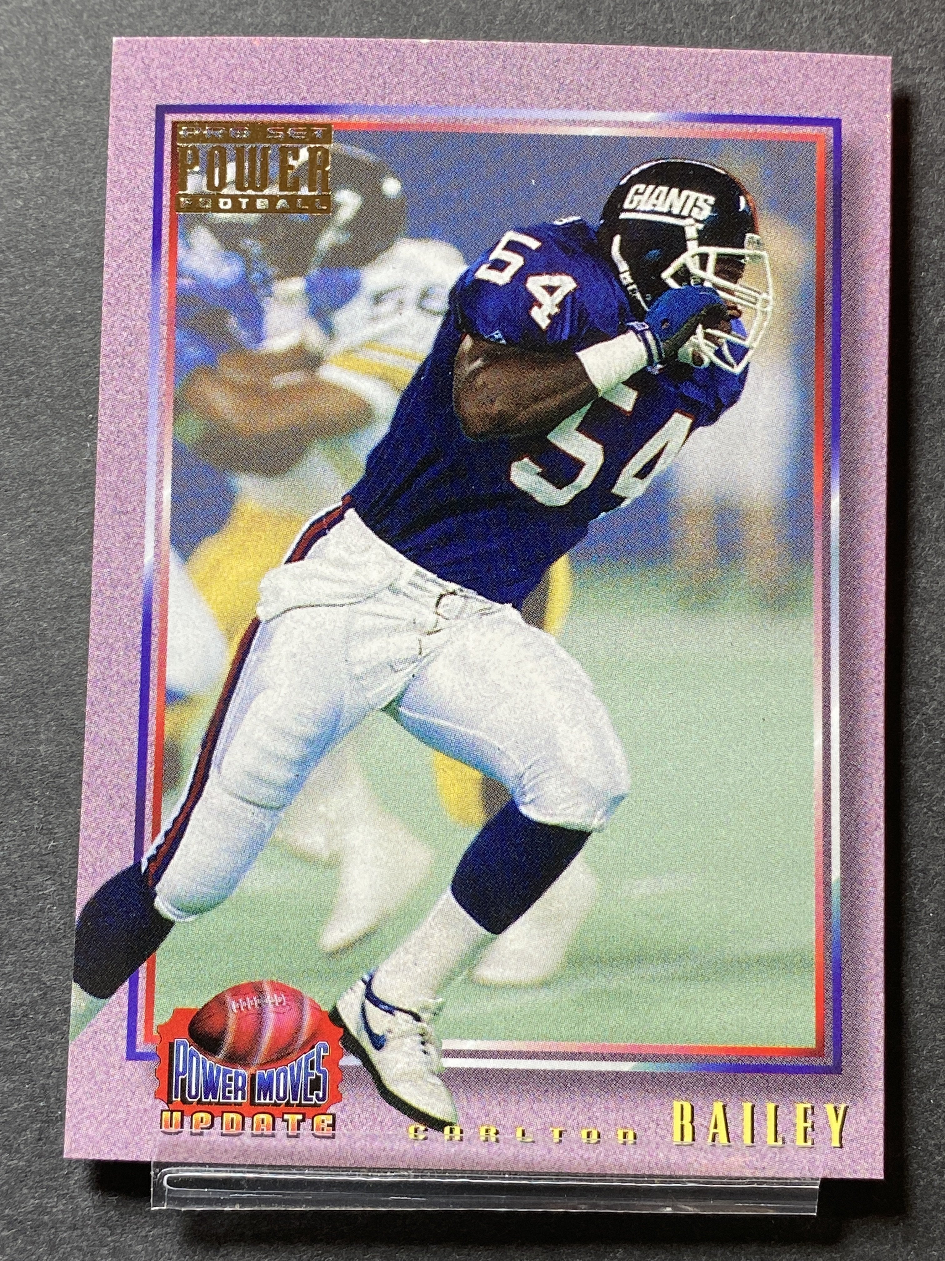 Carlton Bailey PMUD43 1993 Pro Set Football Card New York Giants