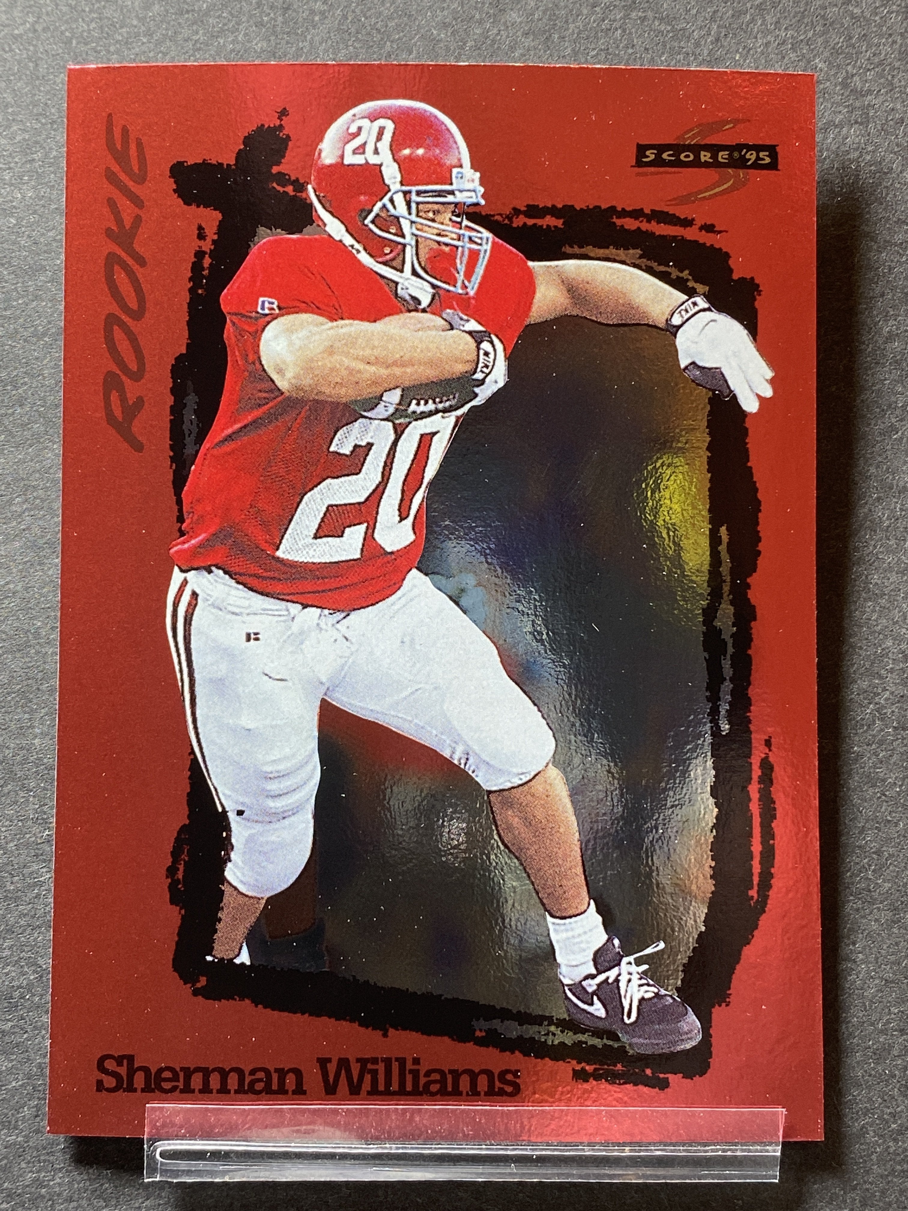 Sherman Williams 260 Score 1995 Football Card Rookie Dallas Cowboys