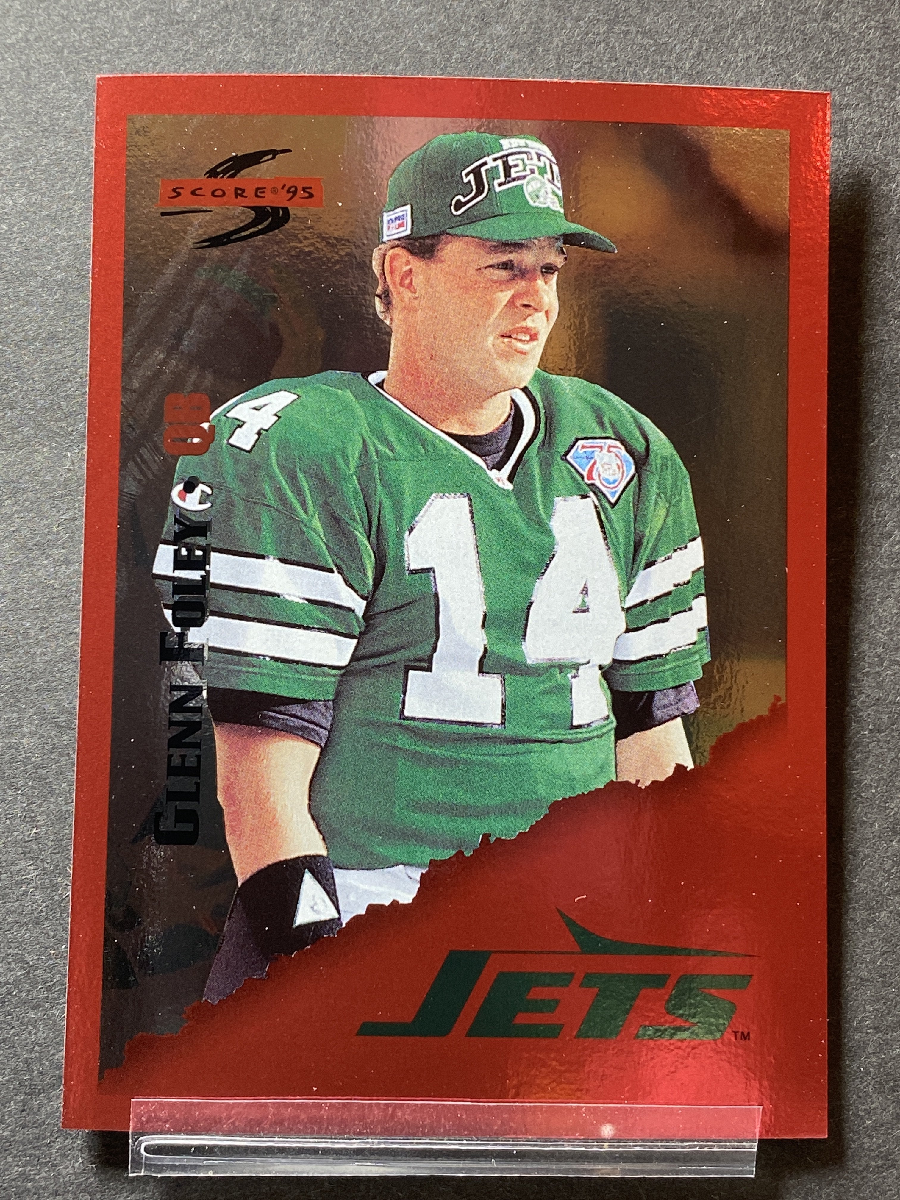 Glenn Foley 185 Score 1995 Football Card New York Jets