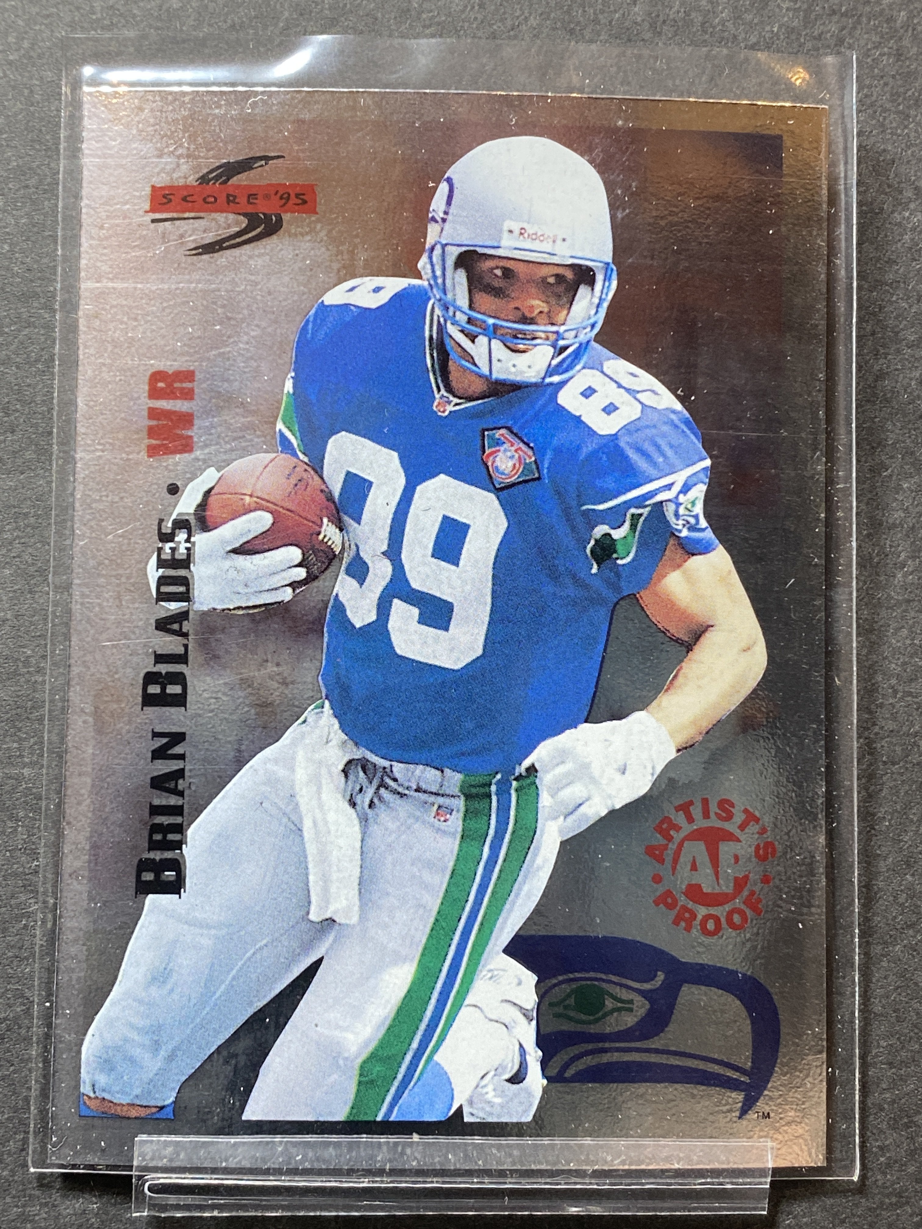 Brian Blades Seahawks 197 Score 1995 Football Card Seattle Seahawks