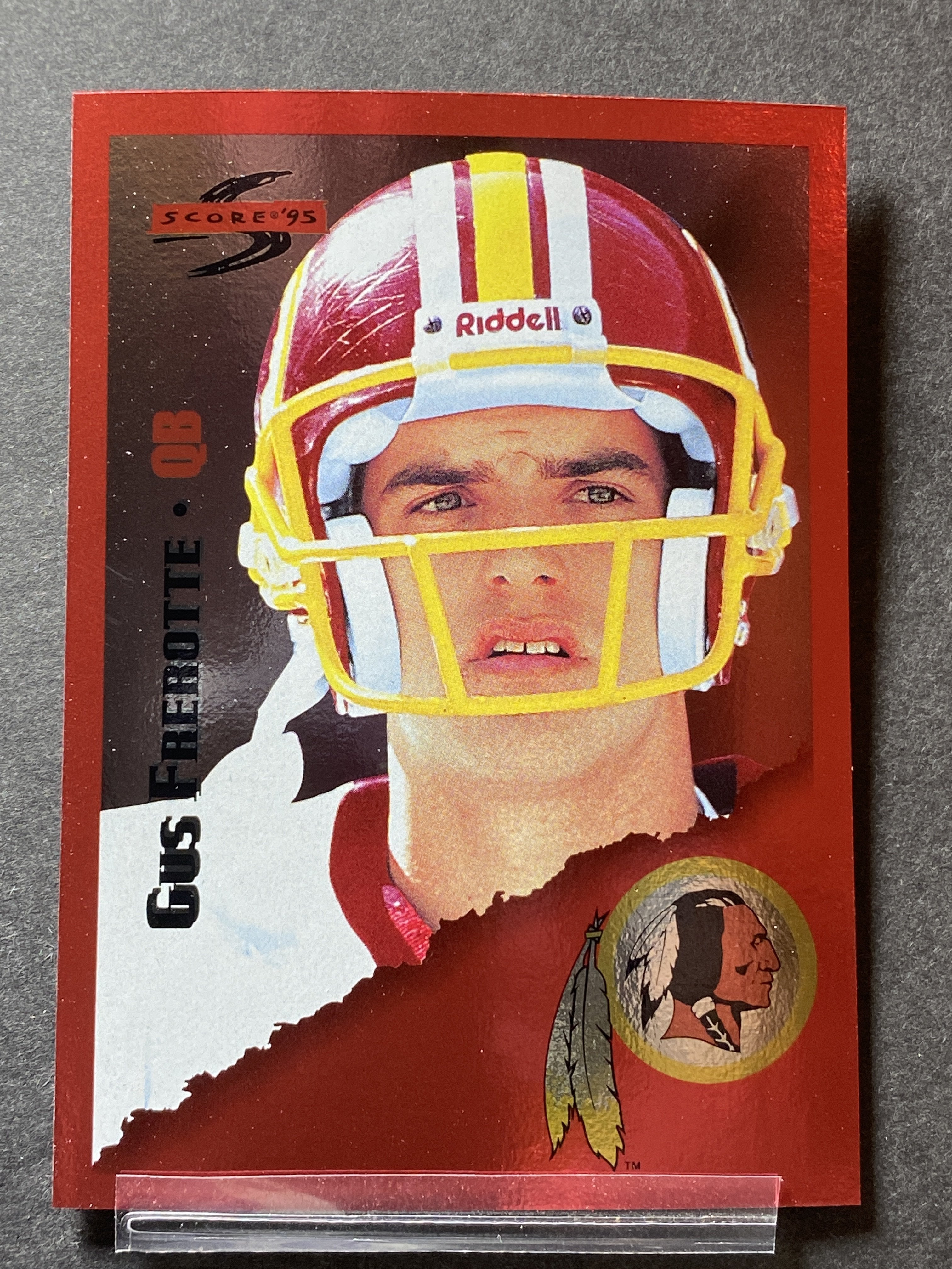 Gus Frerotte 176 Score 1995 Football Card Washington Football Team