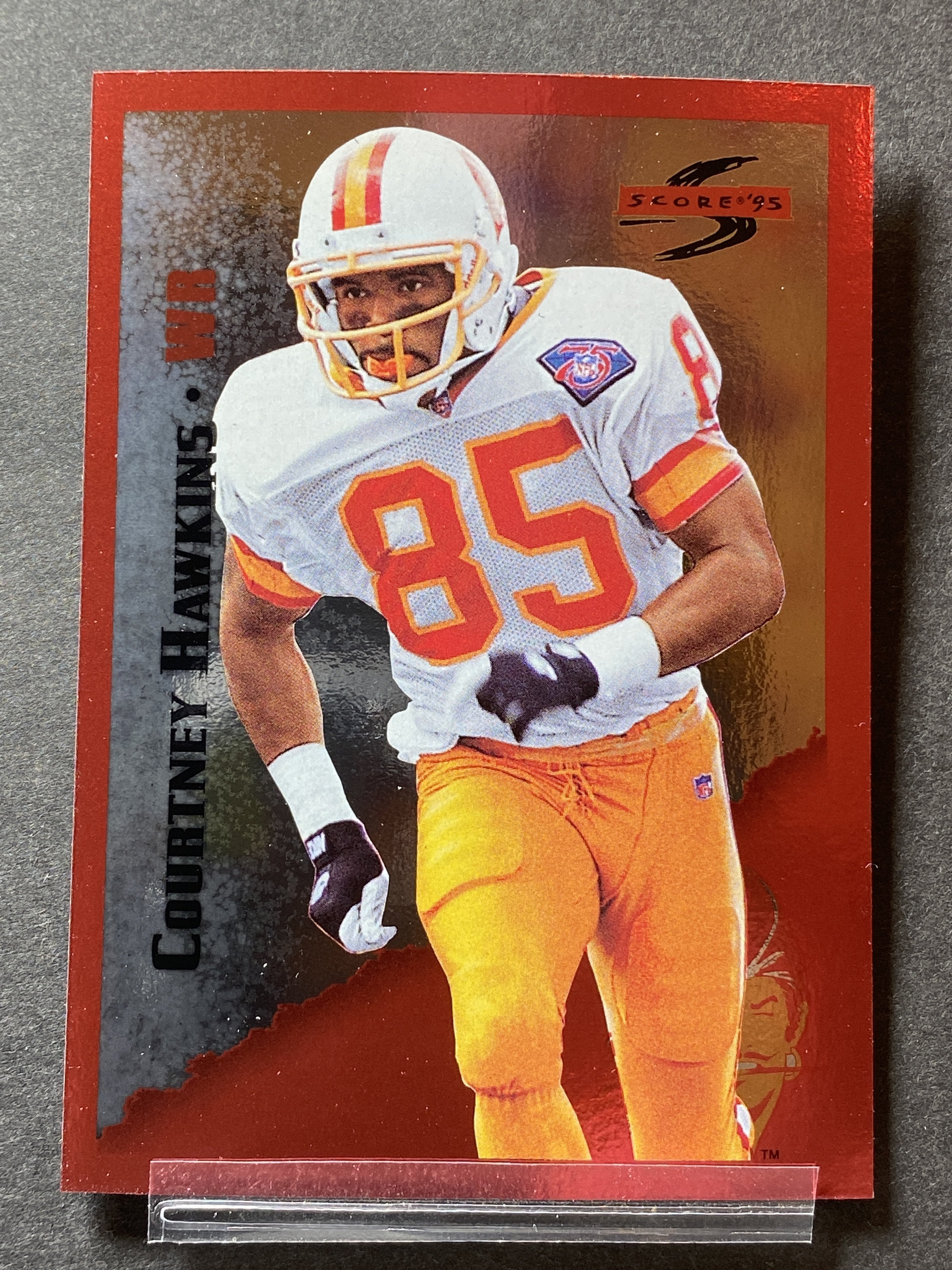 Courtney Hawkins 179 Score 1995 Football Card Tampa Bay Buccaneers