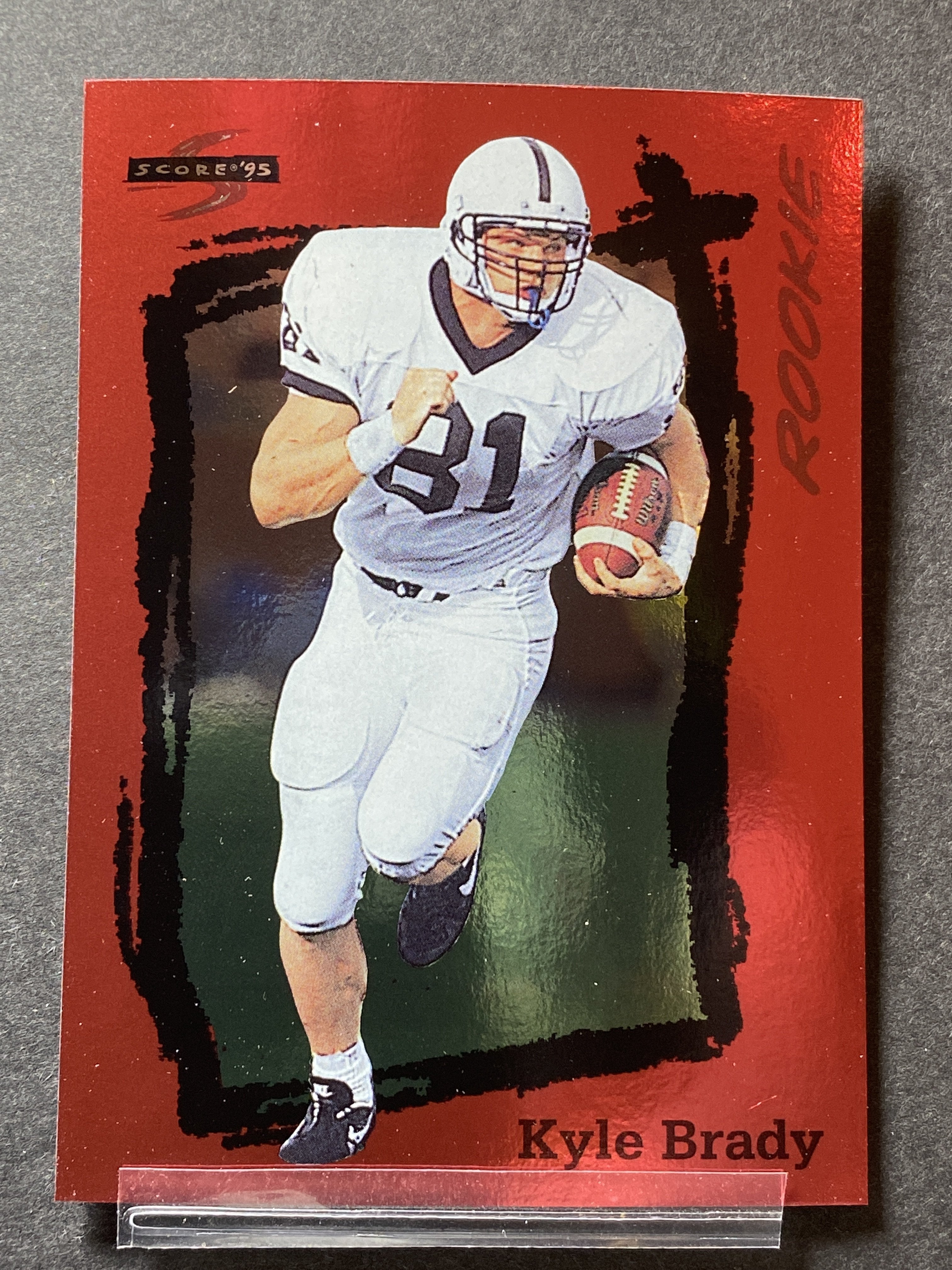 Kyle Brady 255 Score Rookie Football Card 1995 New York Jets