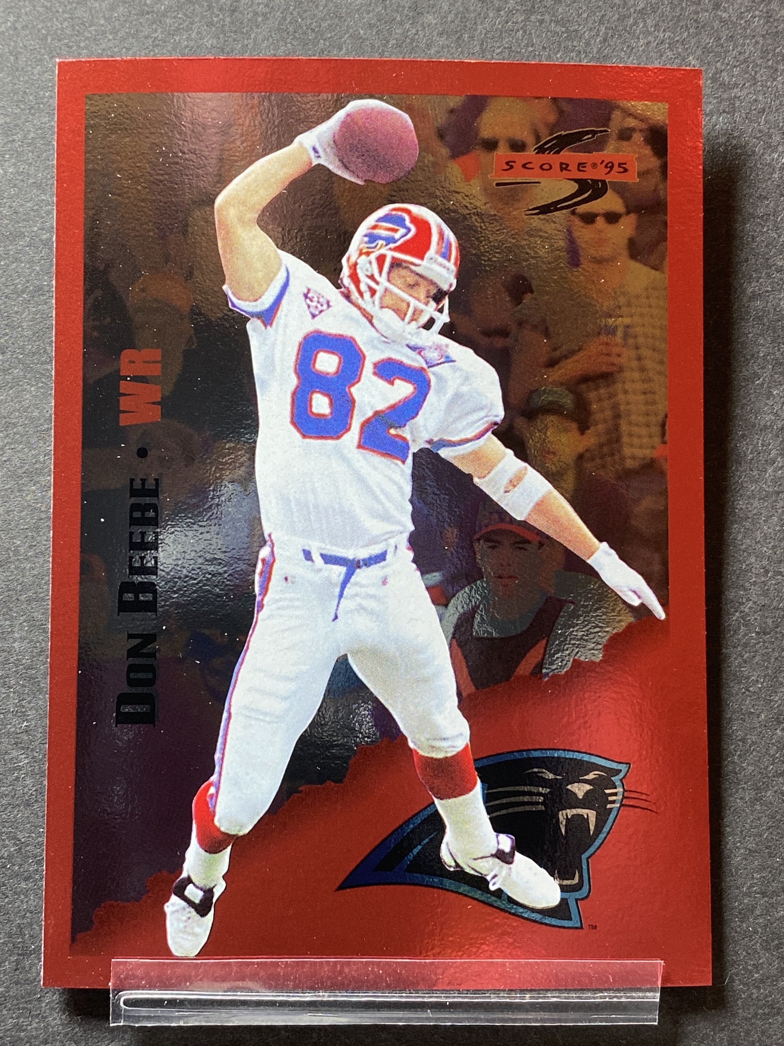 Don Beebe 117 Score 1995 Football Card Buffalo Bills