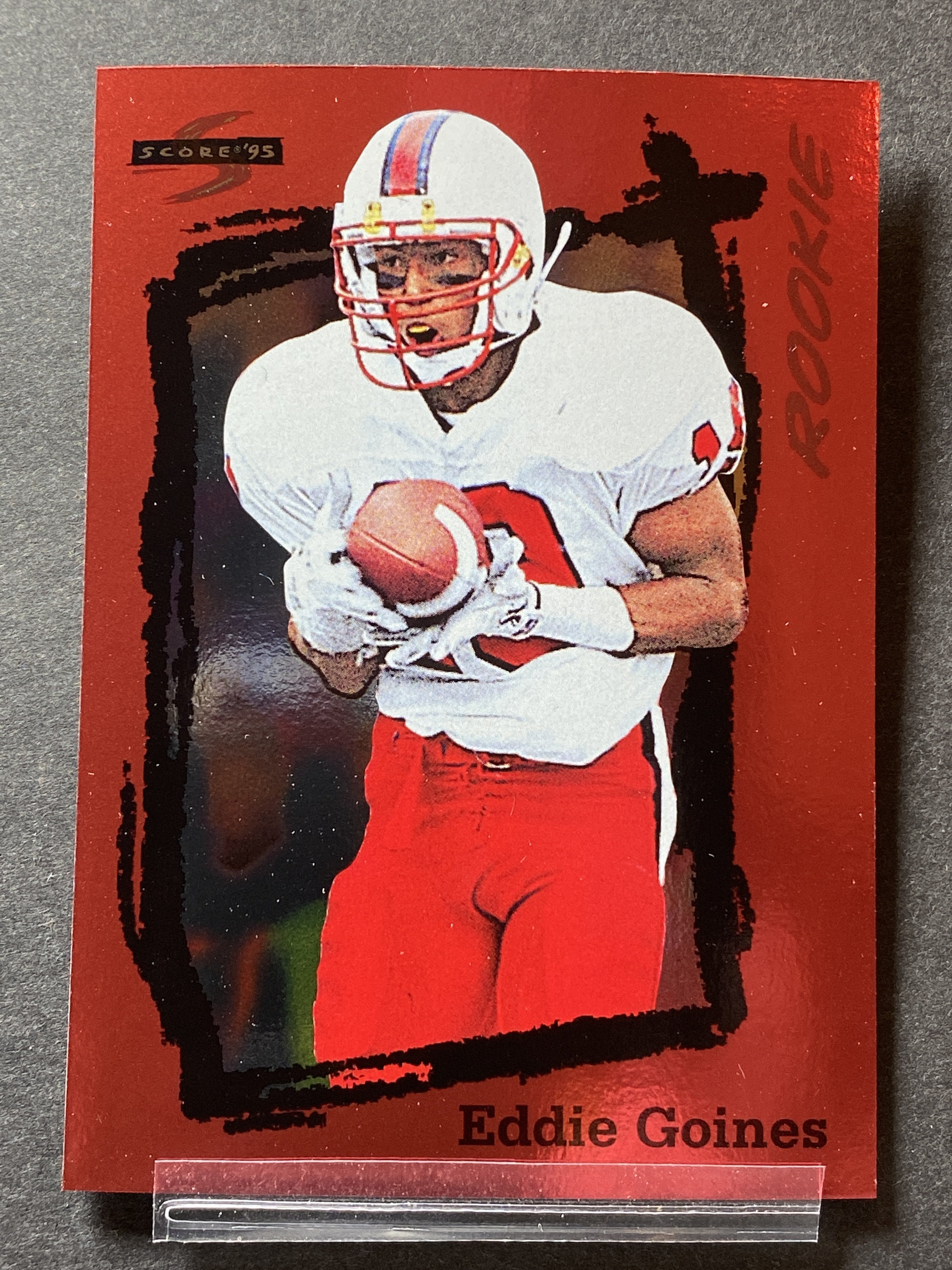 Eddie Goines 266 Score Rookie Football Card 1995 Seattle Seahawks