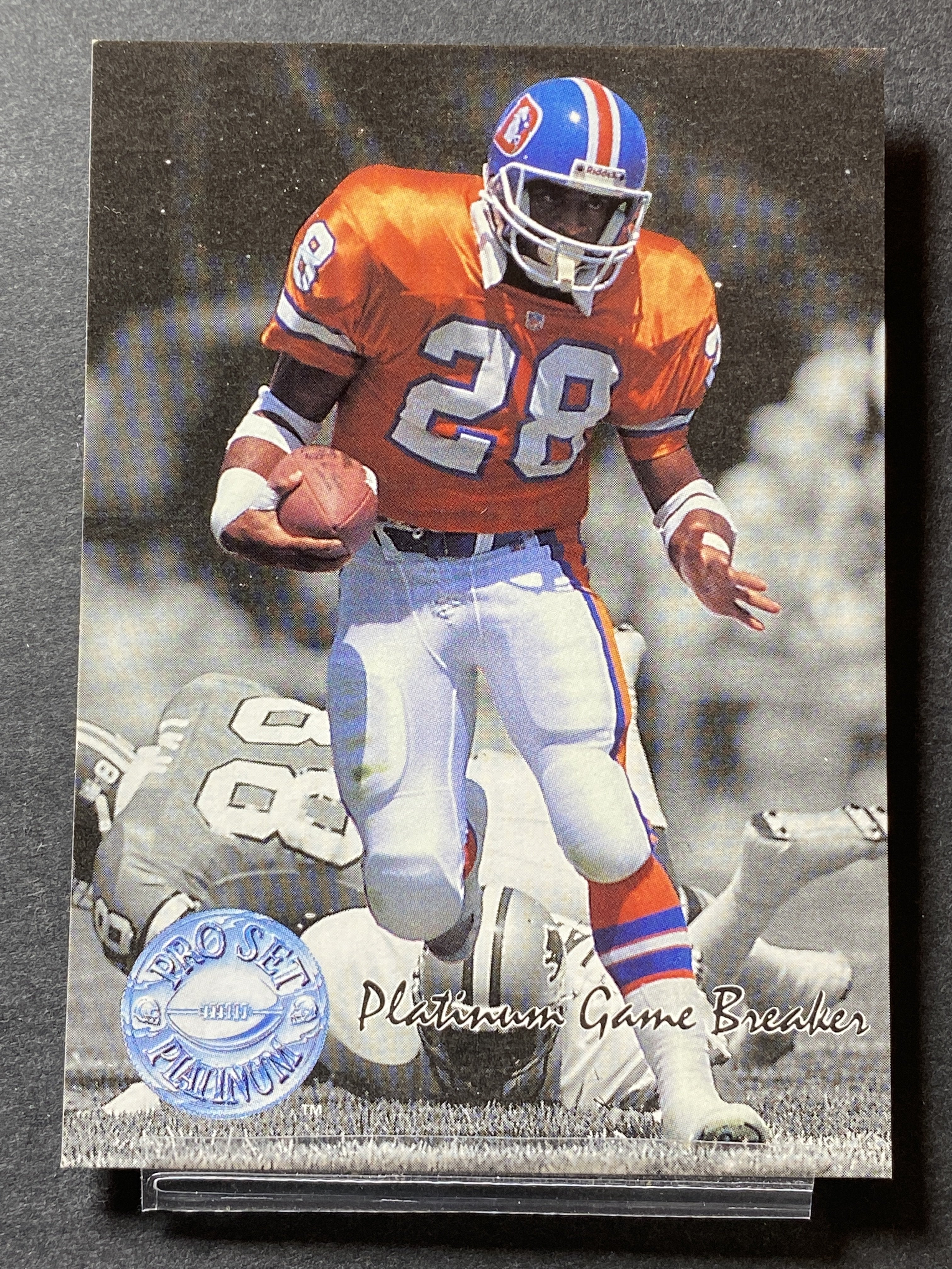 Carton Green PC7 1991 Pro Set Football Card Denver Broncos