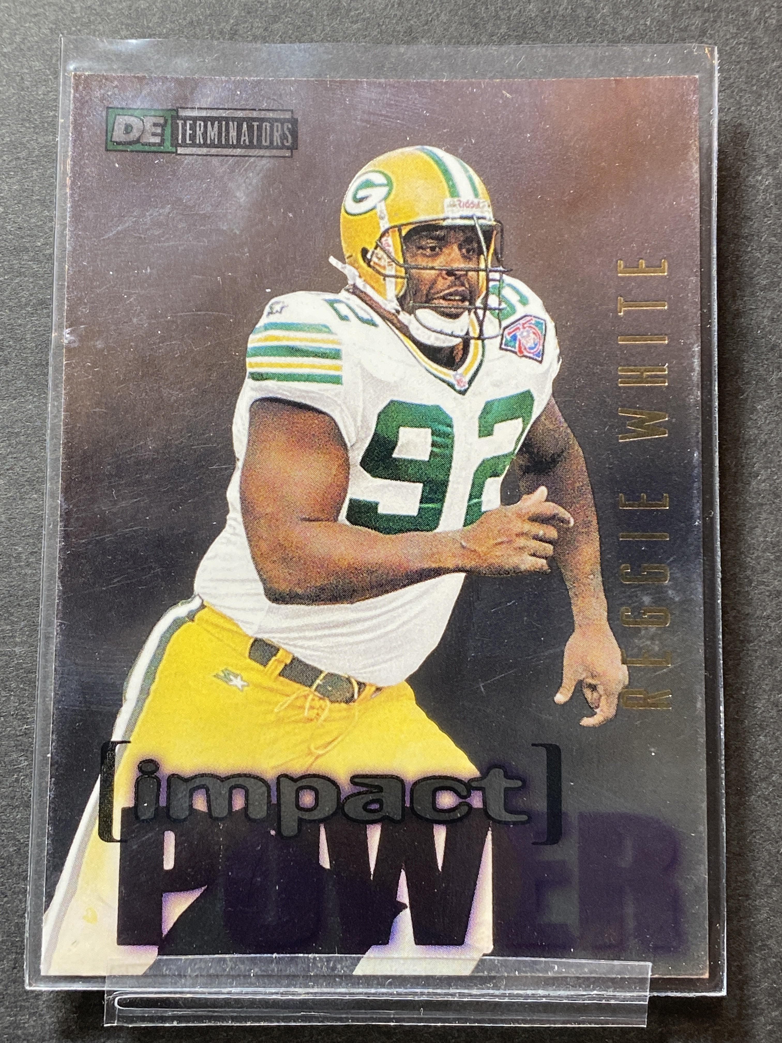 Reggie White IP2 Green Bay Sky Box 1995 Impact Power Football Card