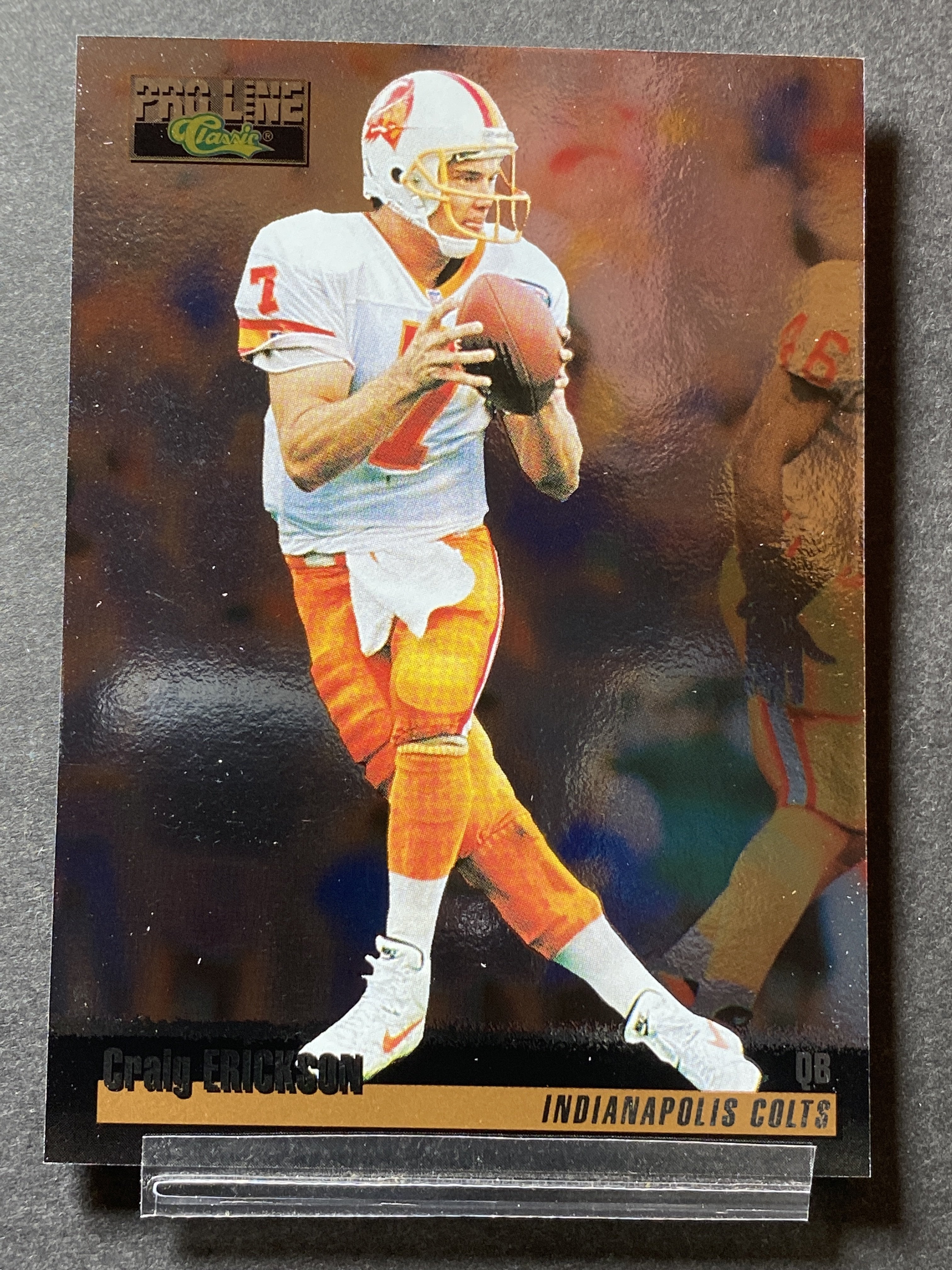 Craig Erickson Pro Line Classic 1995 Football Card Tampa Bay Buccaneers