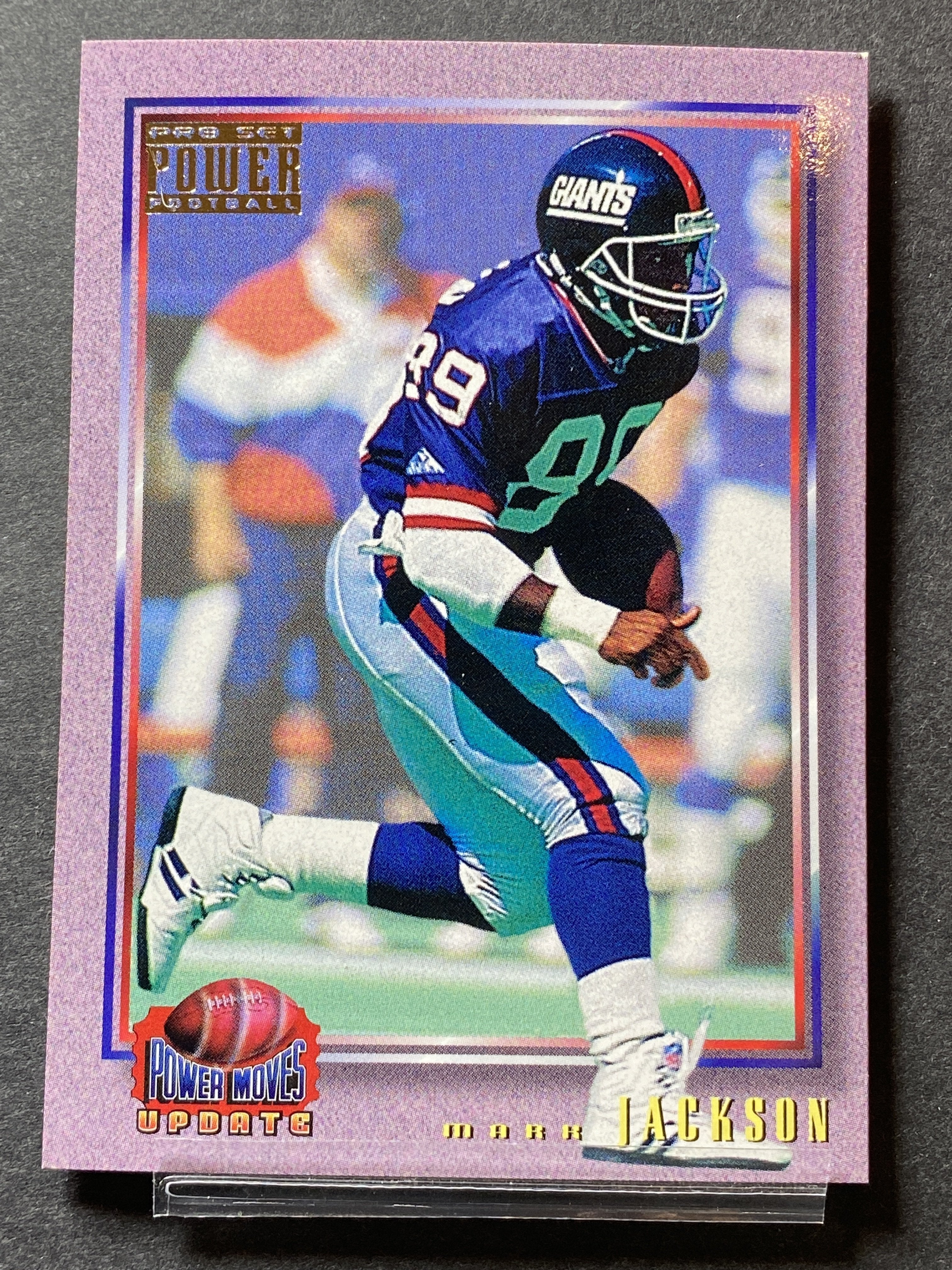 Mark Jackson 1993 Pro Set Football Card New York Giants